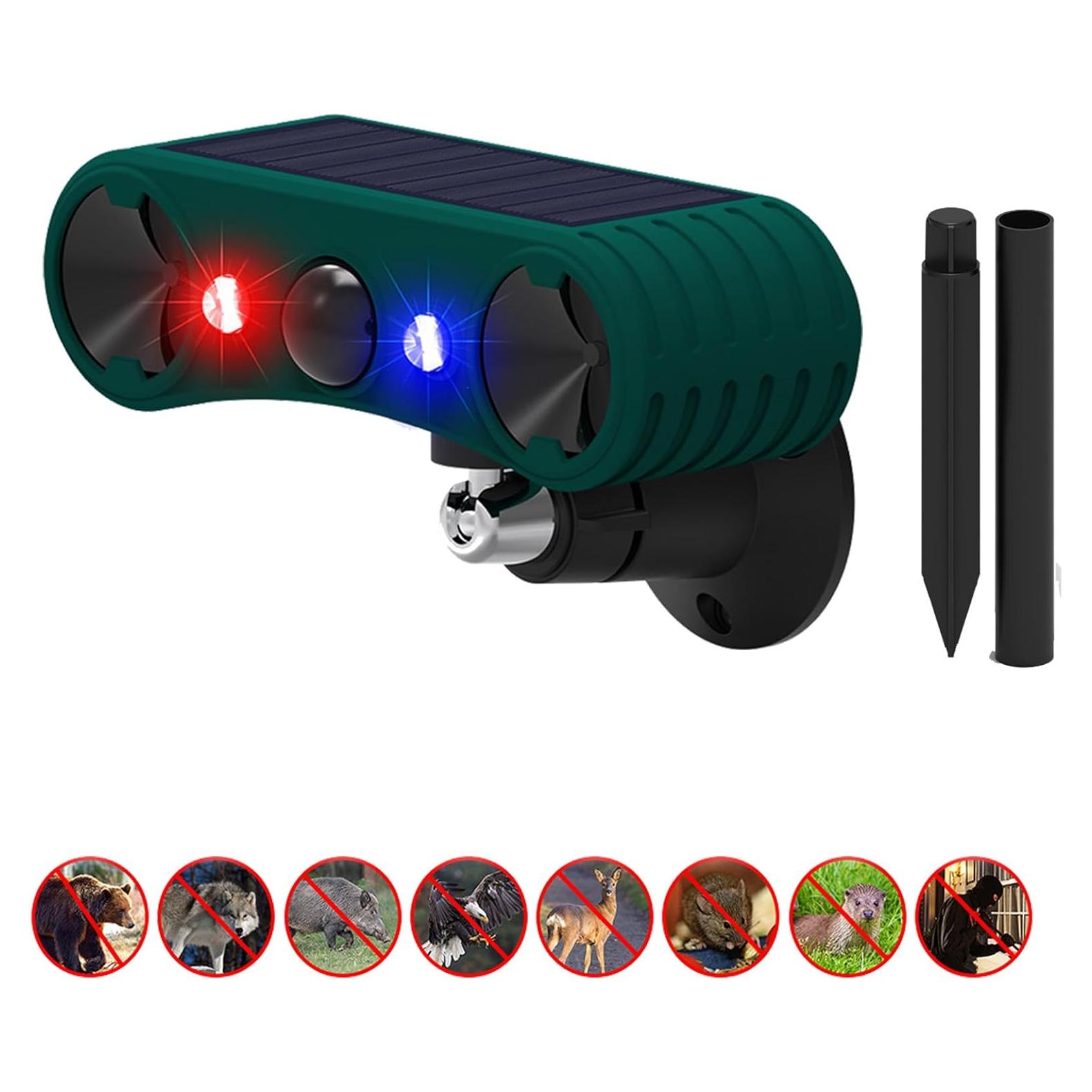 Alarma Solar de Movimiento ROYELLE MS-02 130dB con Luz LED