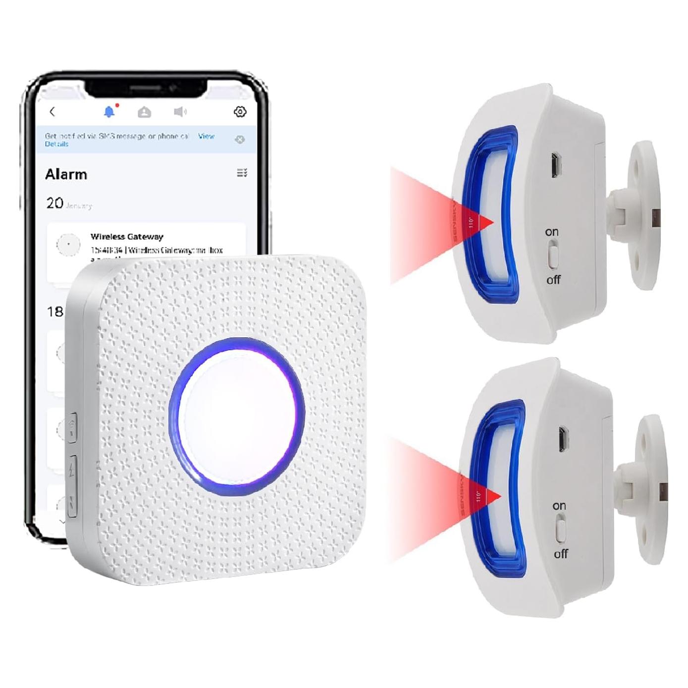 Sensor de Movimiento Inalámbrico WiFi EverNary para Cama