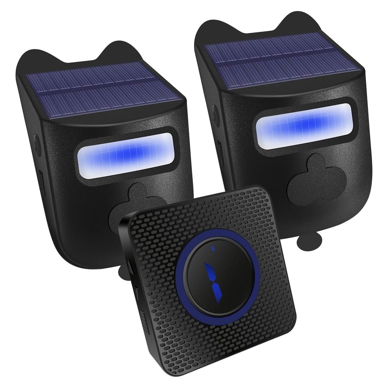 Timbre Inalámbrico Solar QUMOX B1198 con Sensor de Movimiento