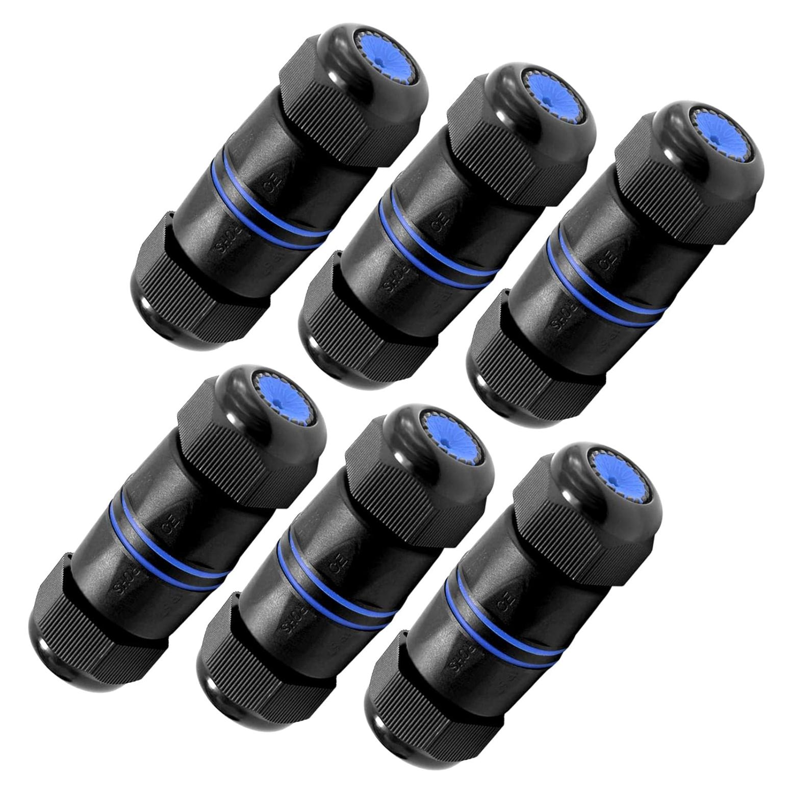 Acoplador RJ45 a Prueba de Agua VCELINK IP68 Cat6 - Paquete de 6