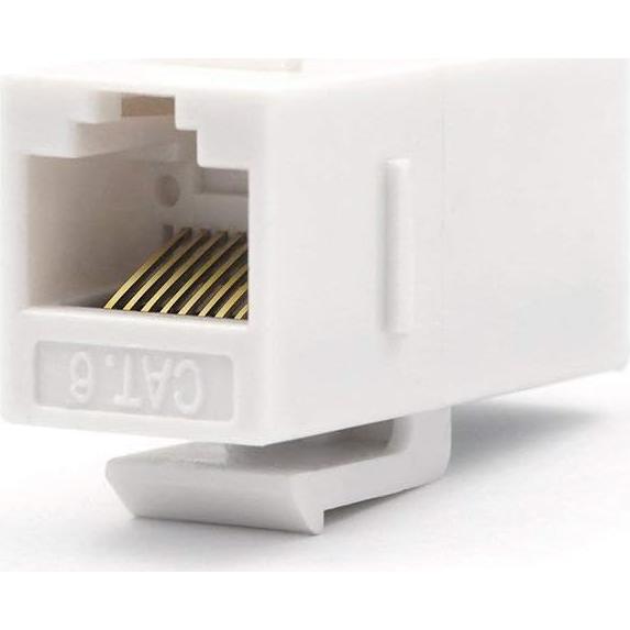 Acoplador Keystone RJ45 Femenino a Femenino VCE CAT6 - 25 Unidades