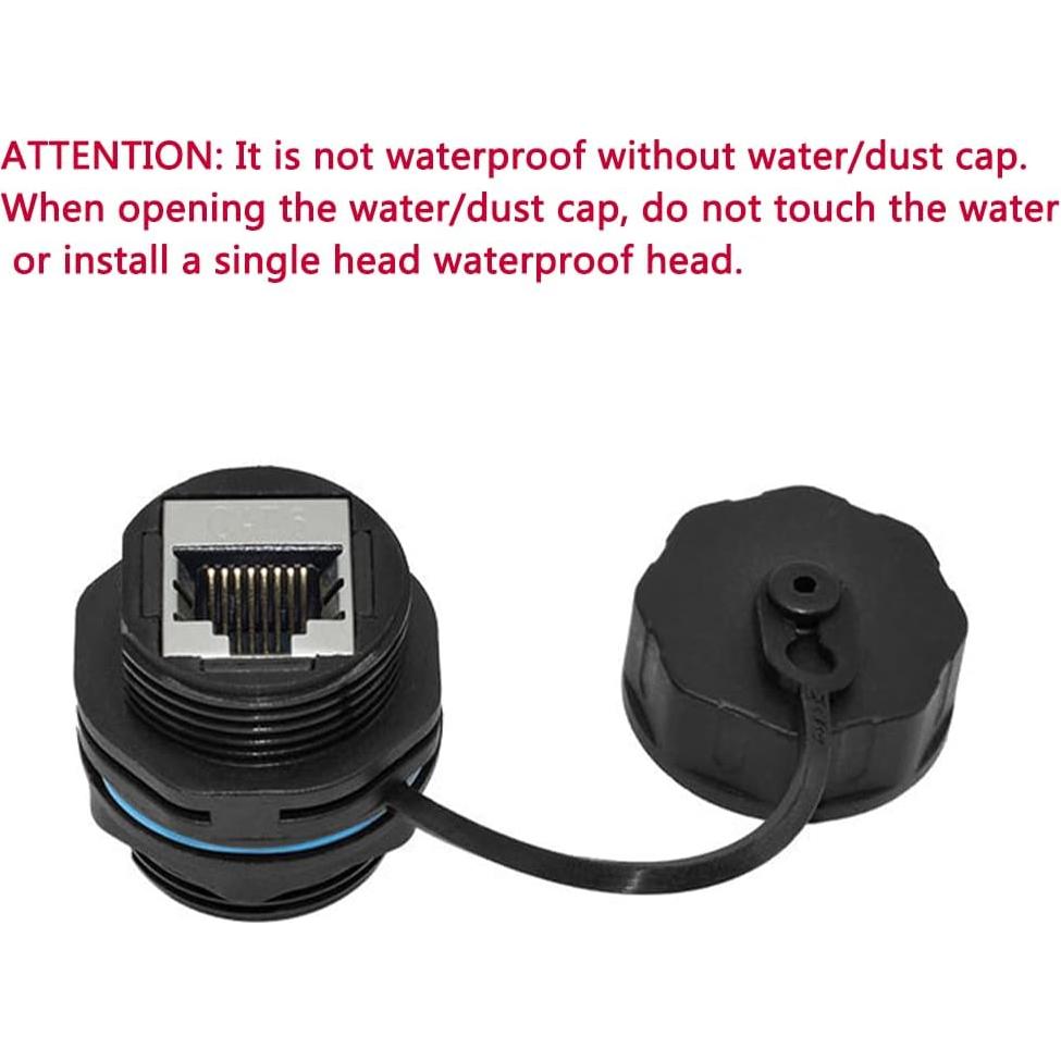 Conector RJ45 a Prueba de Agua ANMBEST 10 Unidades CAT6