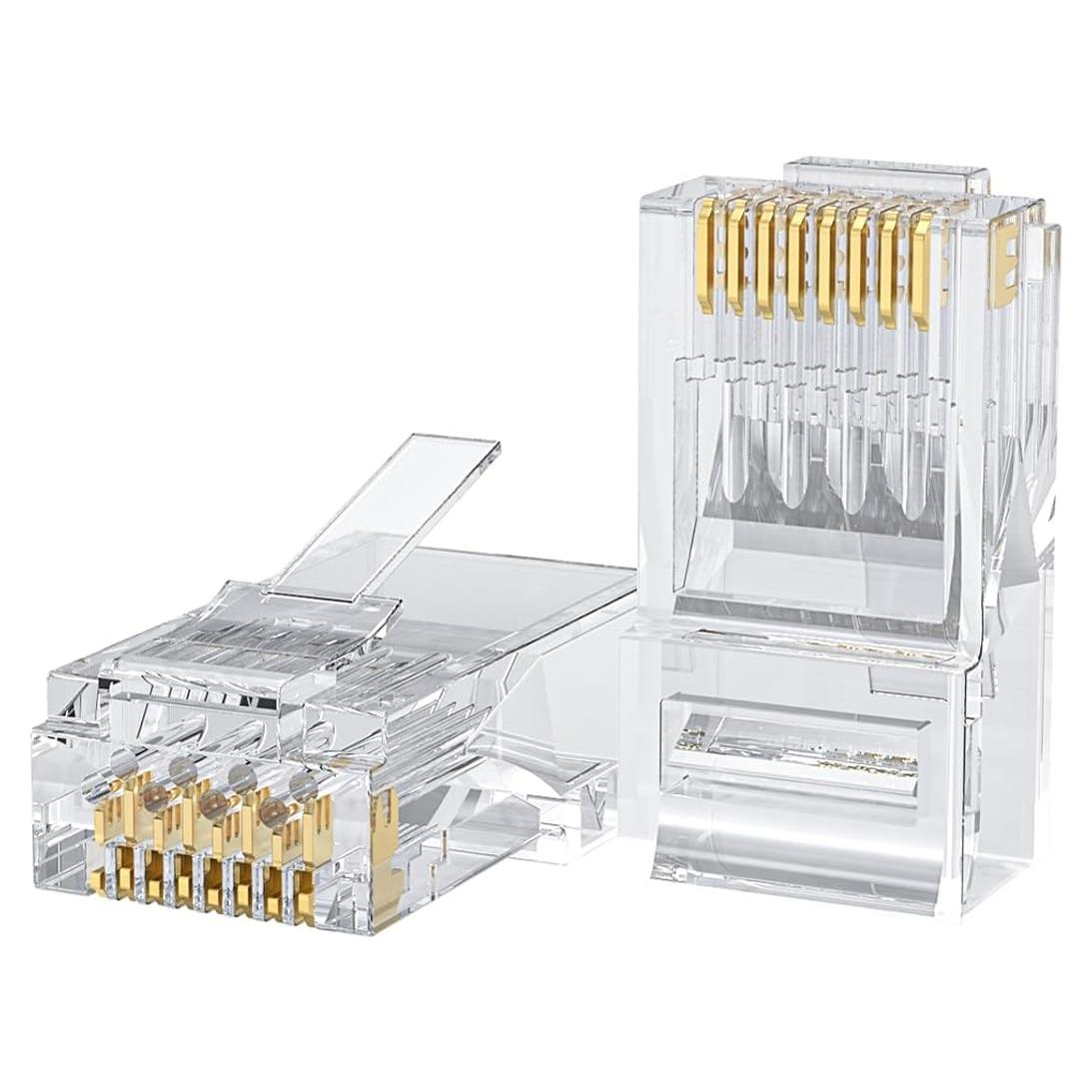 Conectores RJ45 Cat6 CableCreation - Paquete de 100 UTP