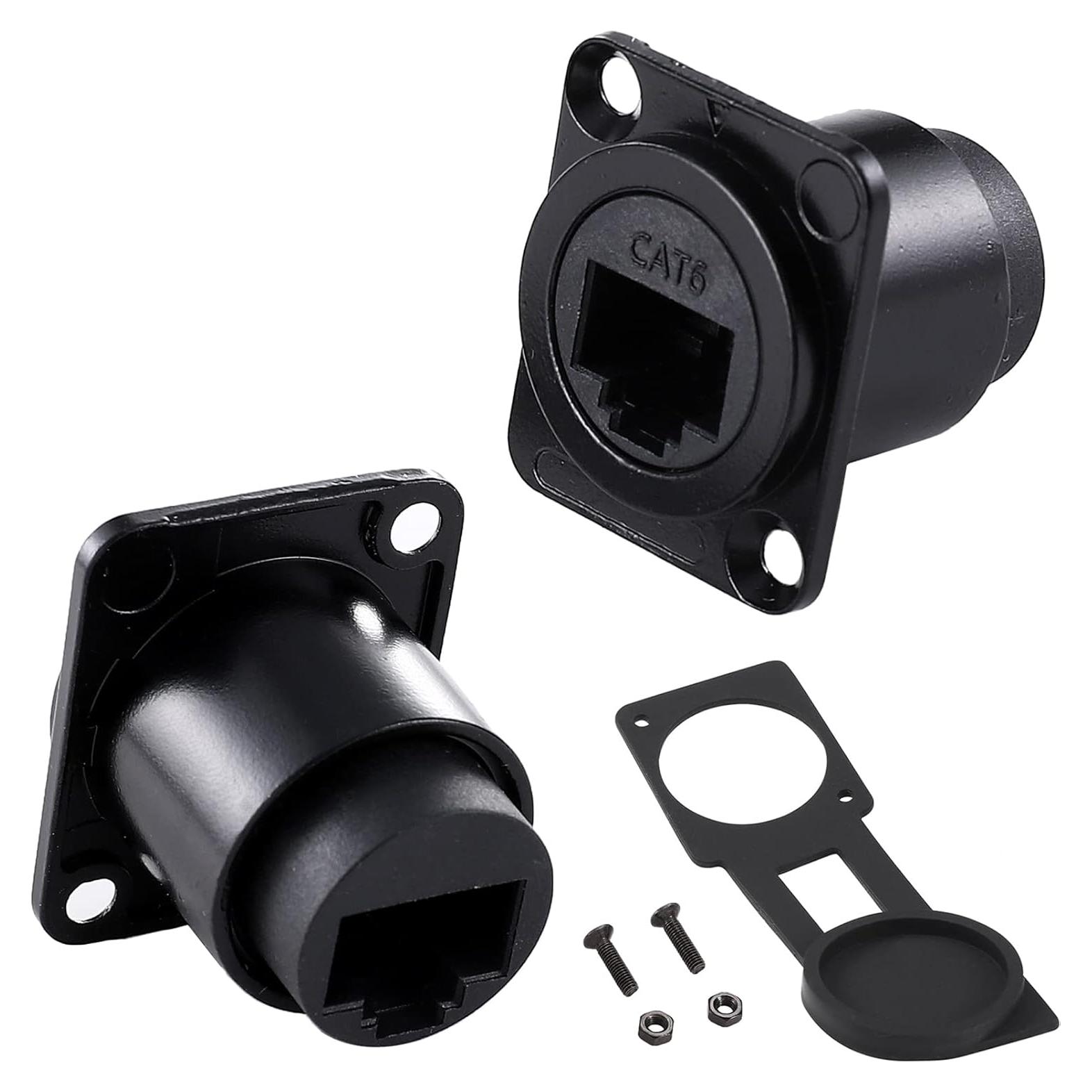 Acoplador RJ45 D-Type Hembrado 2 Piezas PENGLIN CAT6