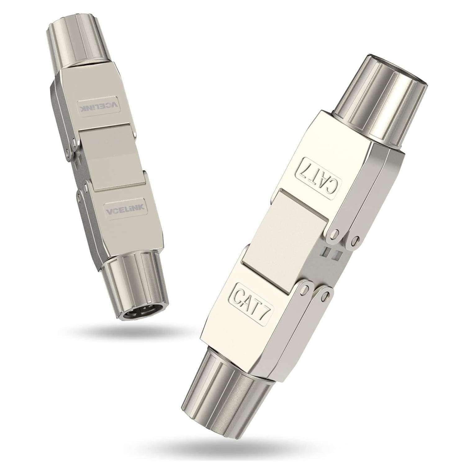 Acoplador RJ45 VCELINK sin herramientas Cat7 2 paquetes