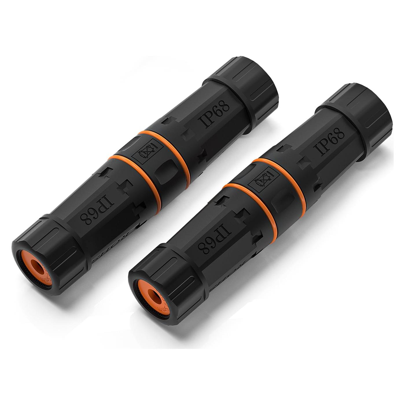 Acoplador RJ45 Dingsun IP68 a Prueba de Agua 2 Paquete