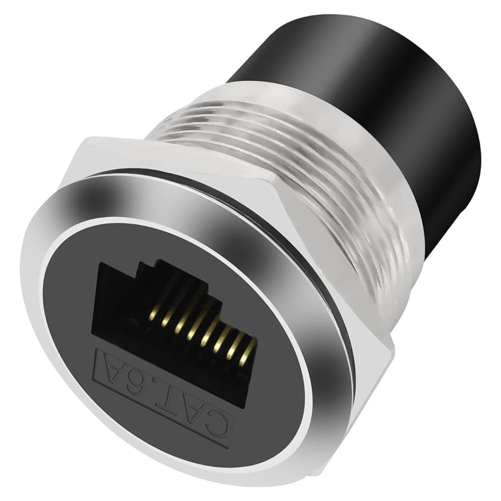 Adaptador RJ45 CAT6A Hembra a Hembra para Panel - Yingtuyou