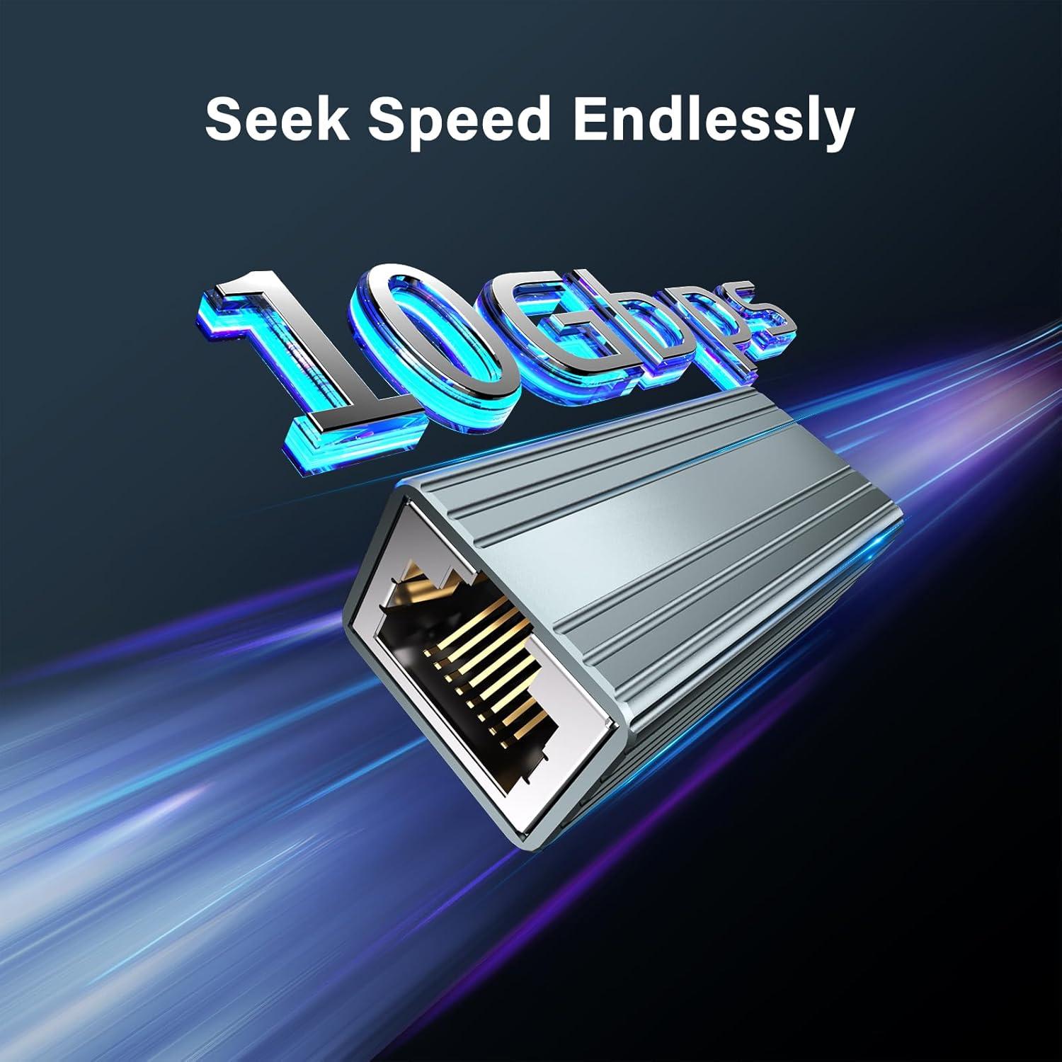 Extensor Ethernet 10Gbps Subynanal Cat8 Cat7 Cat6 100m