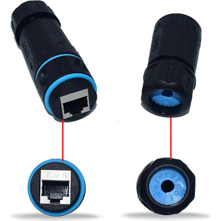 10 Conectores RJ45 a Prueba de Agua IP68 ANMBEST CAT5/6