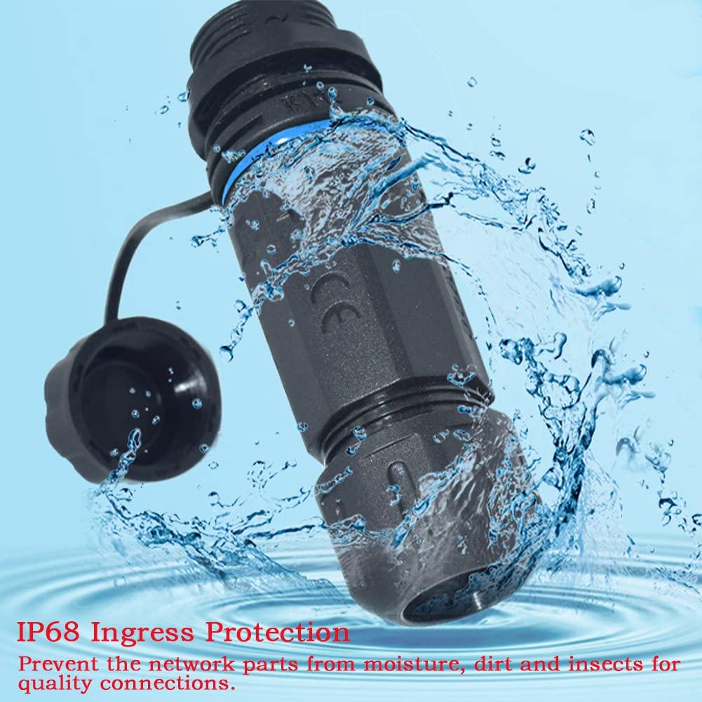 10 Conectores RJ45 a Prueba de Agua IP68 ANMBEST CAT5/6