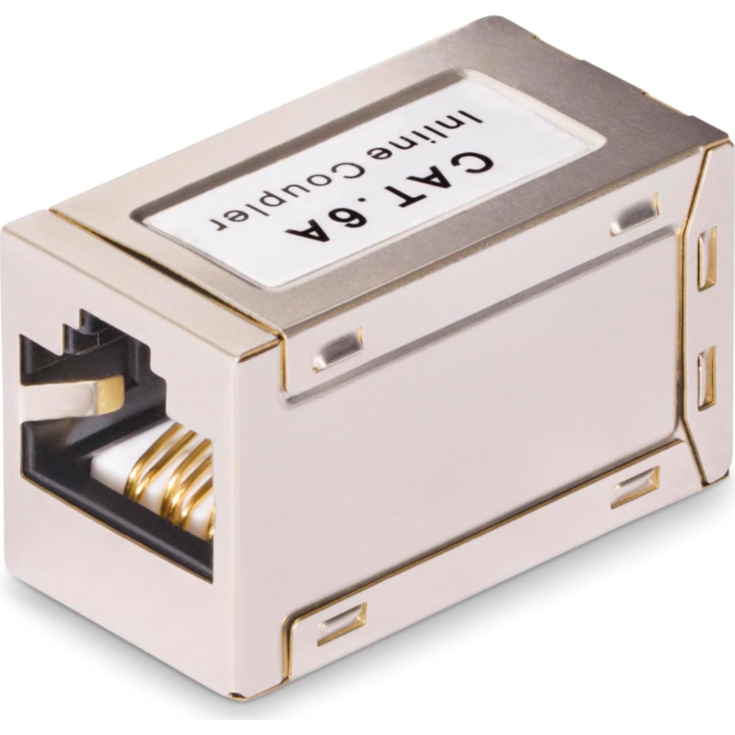 Acoplador RJ45 Blindado StarTech.com Cat6a Hembra a Hembra