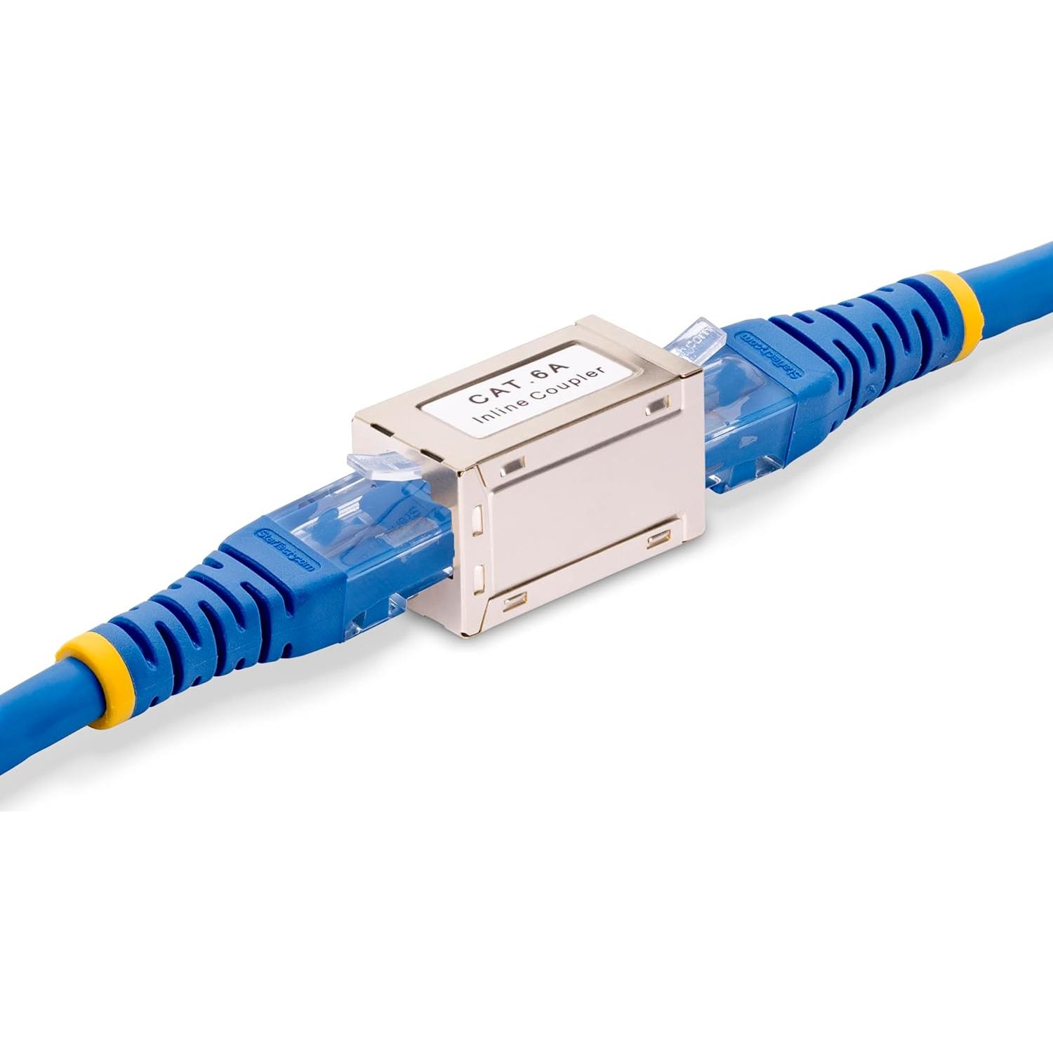 Acoplador RJ45 Blindado StarTech.com Cat6a Hembra a Hembra