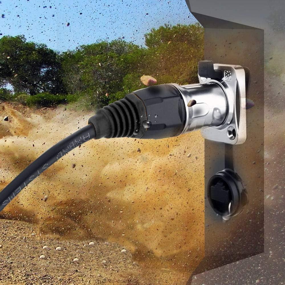 Conector RJ45 IP65 a Prueba de Agua Cat6 Anmbest 2 Unidades