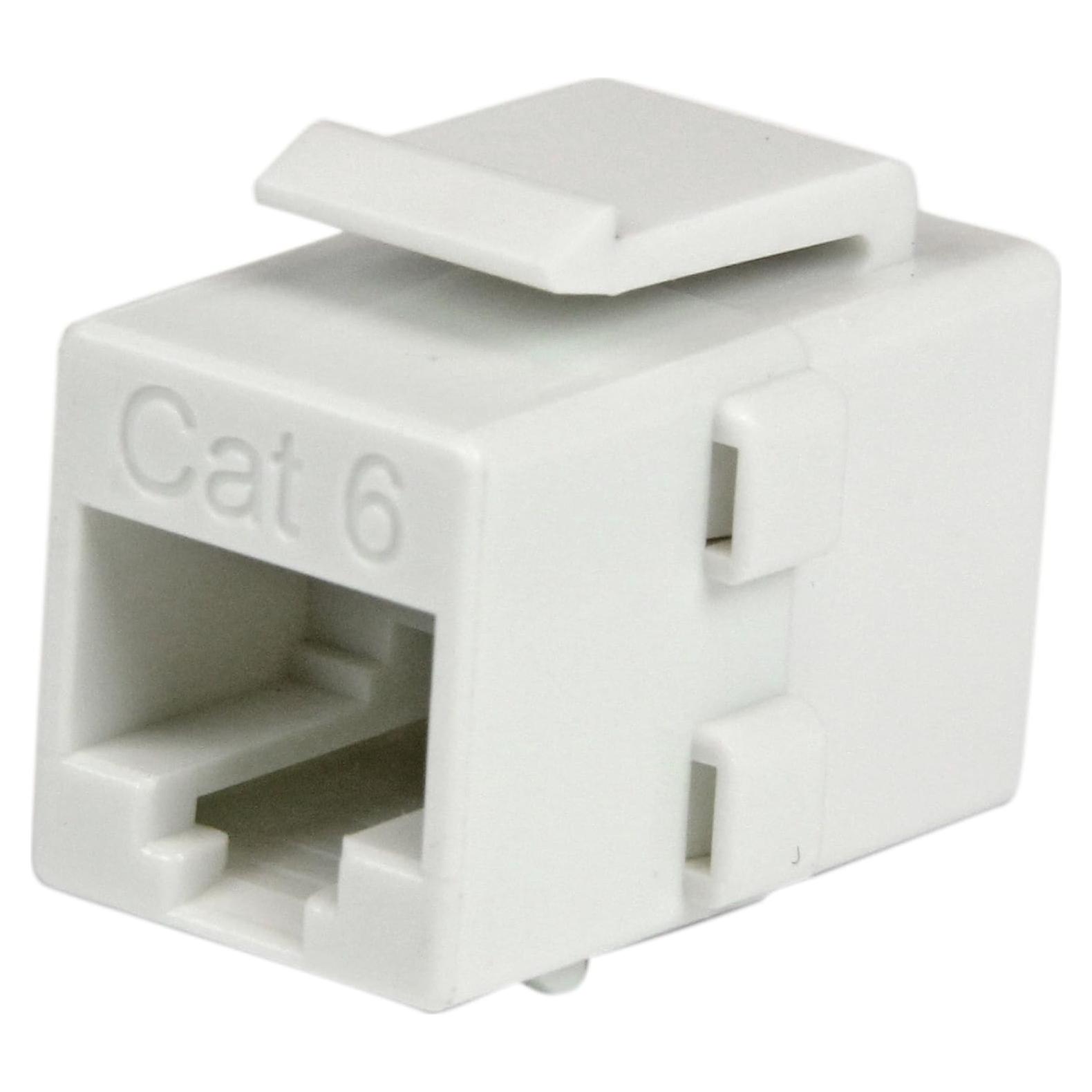 Acoplador de Red RJ45 Keystone Cat 6 Blanco StarTech