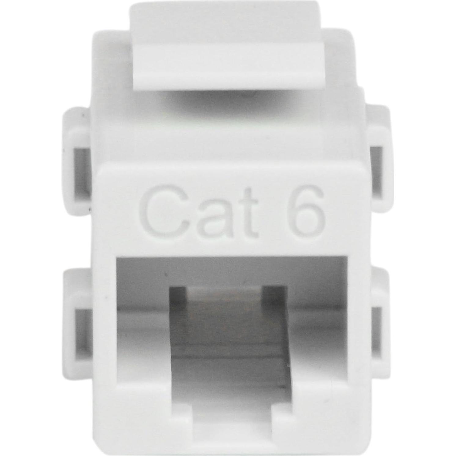 Acoplador de Red RJ45 Keystone Cat 6 Blanco StarTech