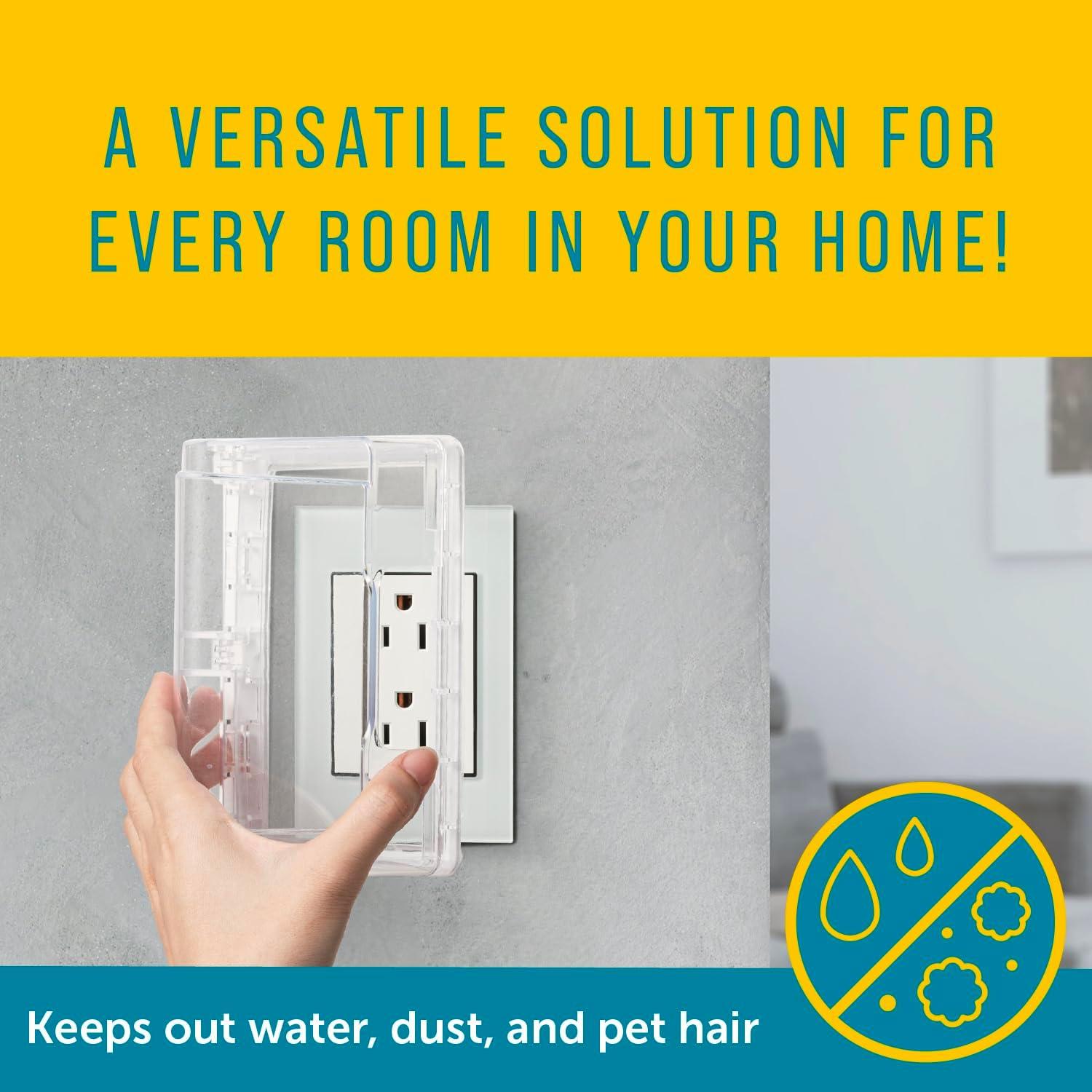 Cubierta de Enchufe Autoadhesiva Maplefield 16x12.7cm Transparente