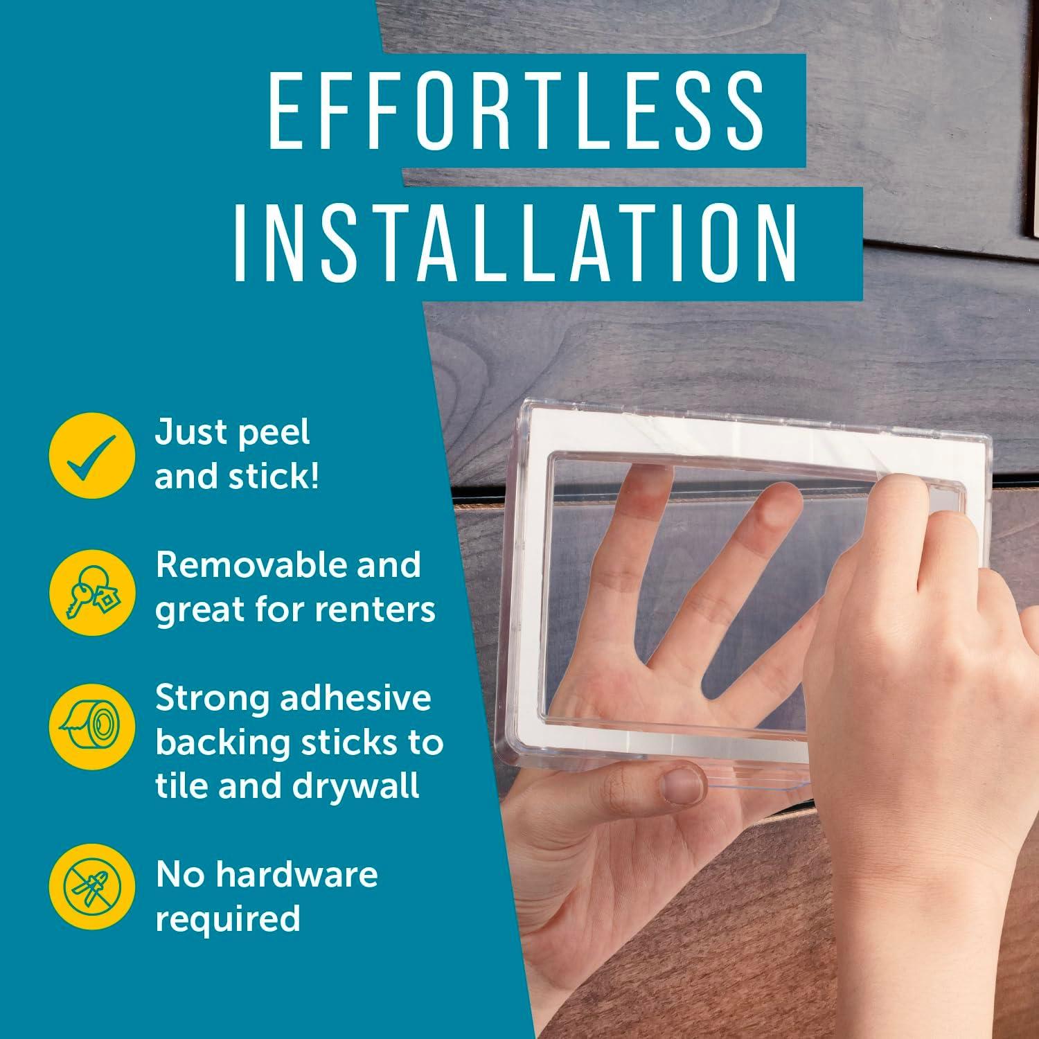 Cubierta de Enchufe Autoadhesiva Maplefield 16x12.7cm Transparente