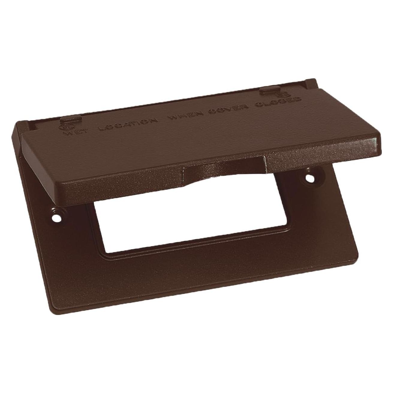 Cubierta GFCI Horizontal Sigma Electric 14249BR a Prueba de Climas