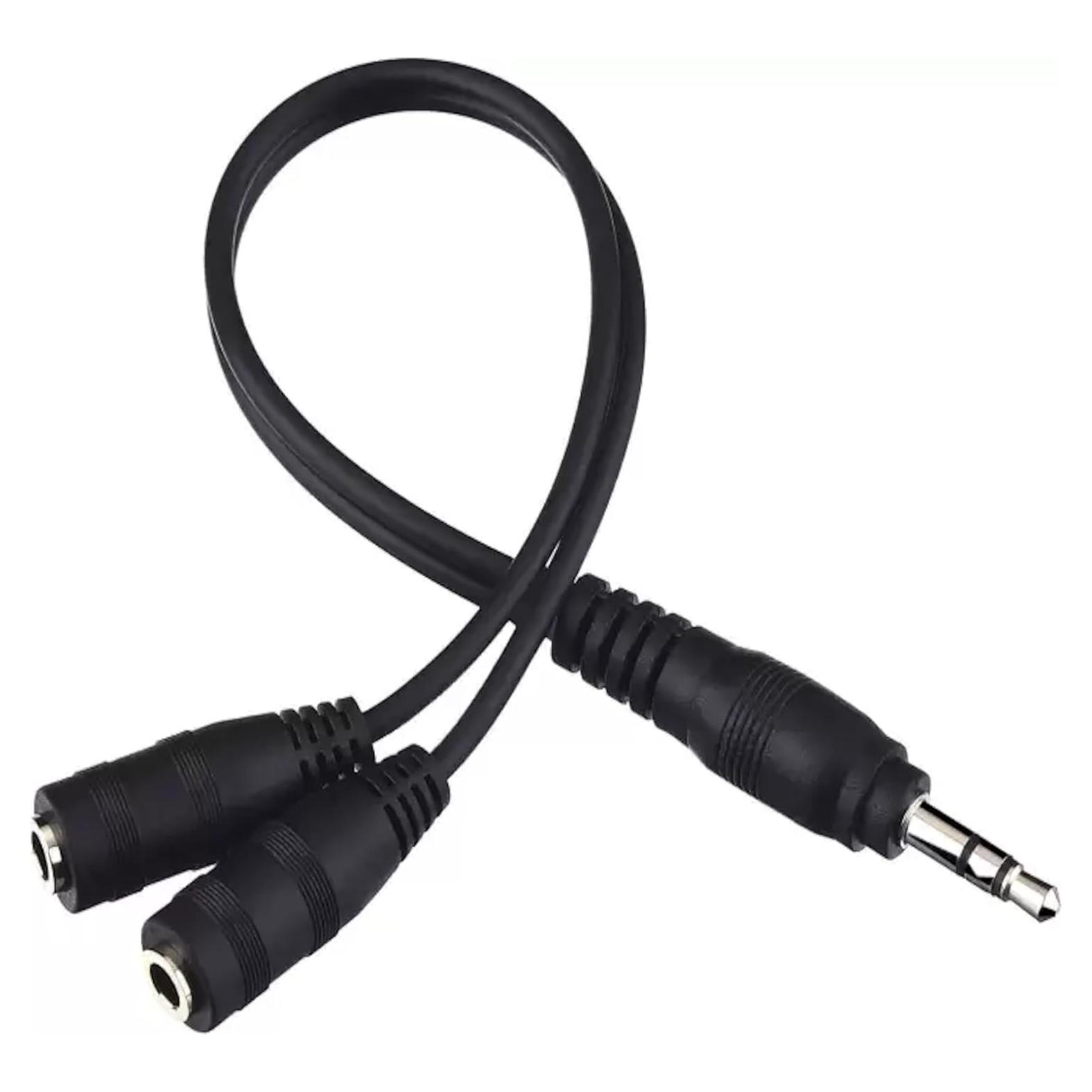 Divisor de Auriculares ienza 3.5mm a 2 Salidas Hembra