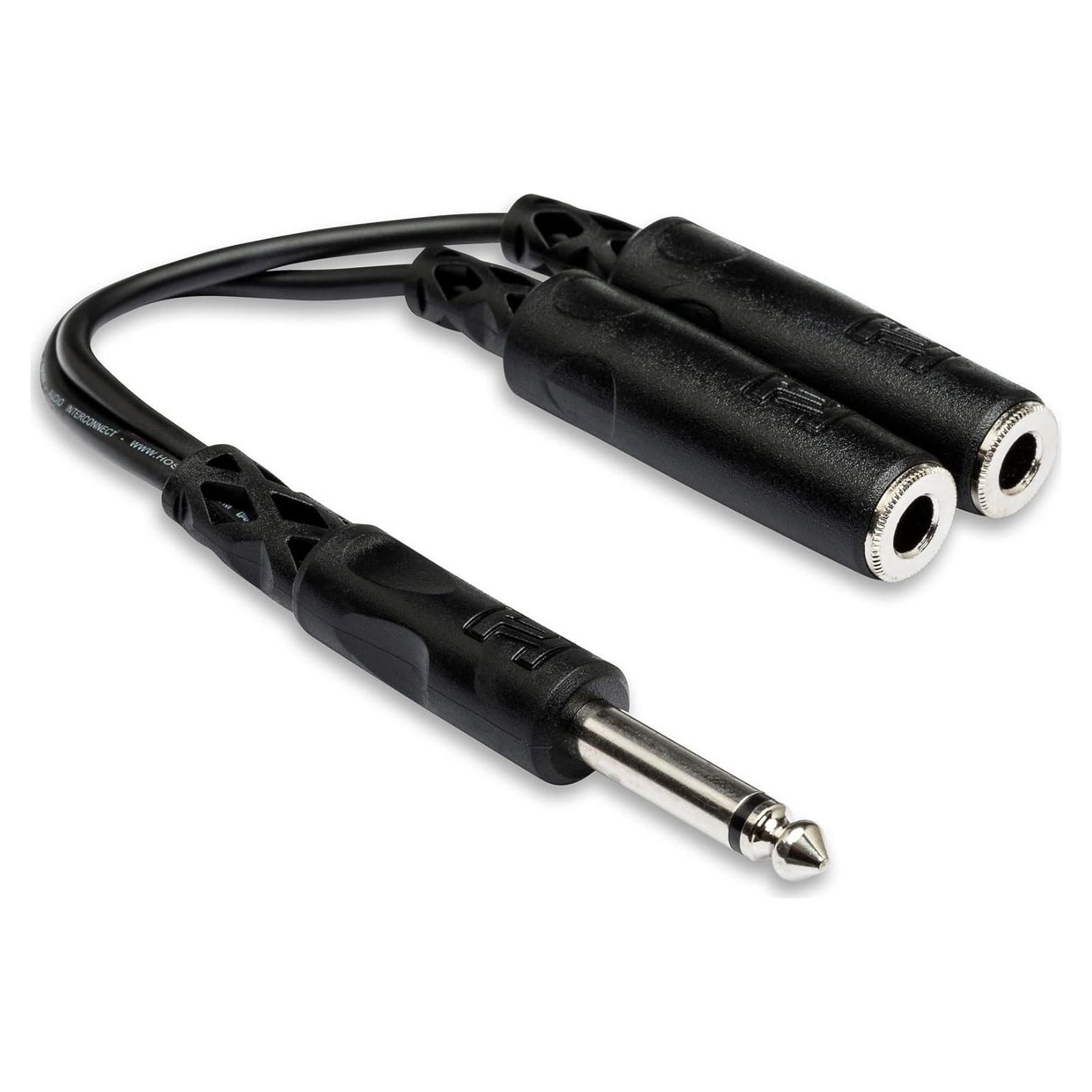 Cable Hosa YPP-111 1/4" TS a Doble 1/4" TS Mono 0.06 kg