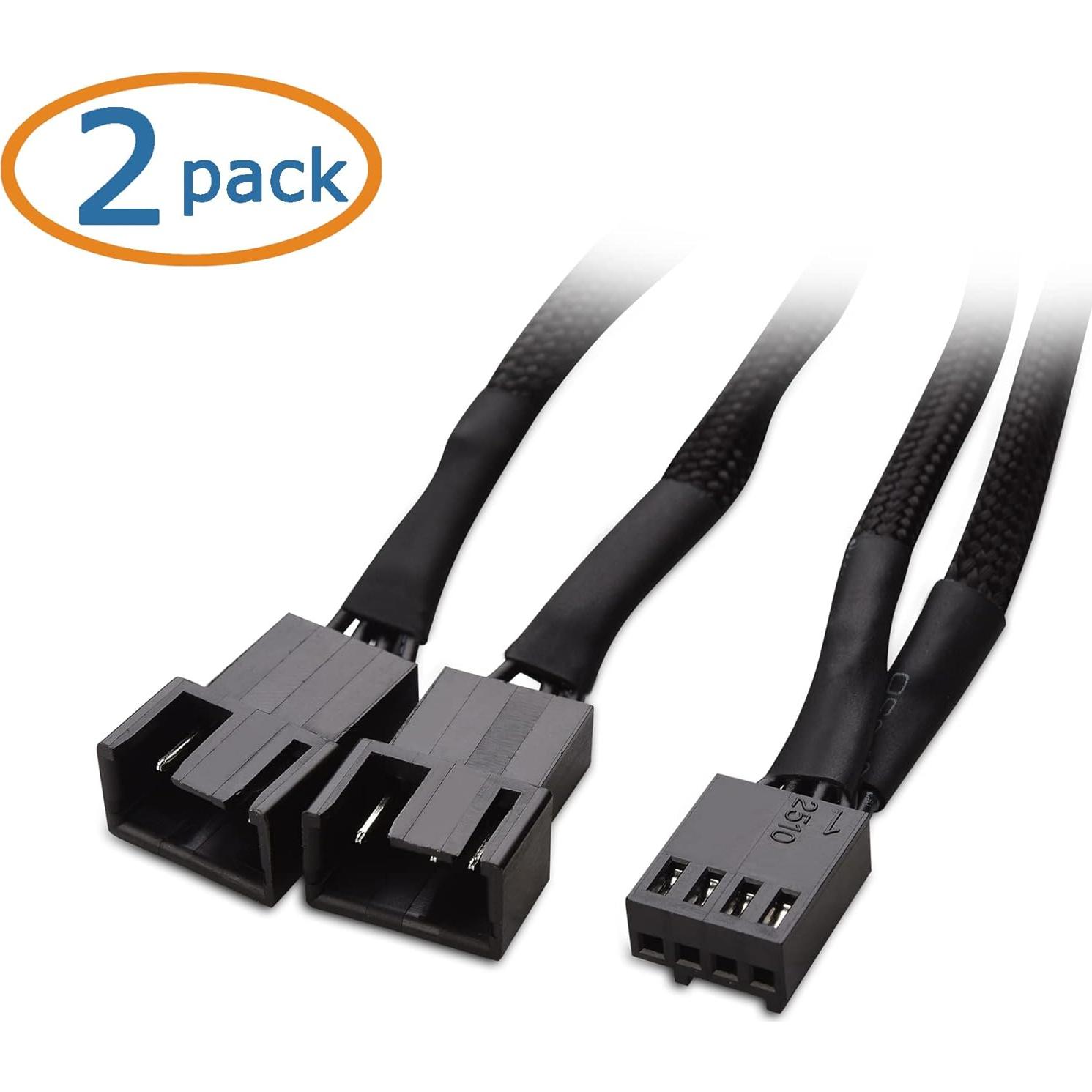 Cable Divisor de Ventilador PWM 4 Pines Cable Matters 2-Pack