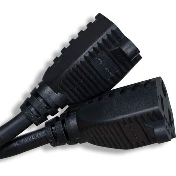 Cable de Alimentación Extensión Divisor NEMA 5-15 Comtop 35.56cm