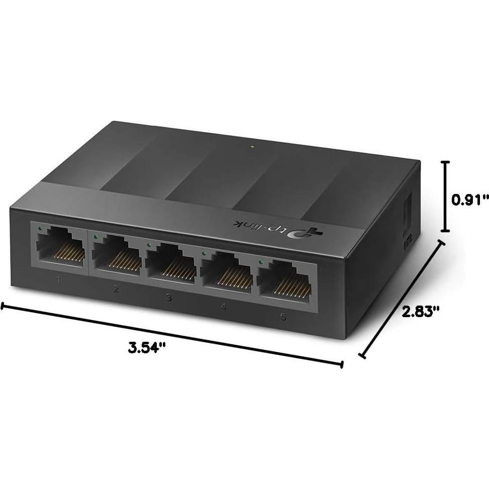 Conmutador Ethernet Gigabit TP-Link Litewave 5 Puertos 1000Mbps