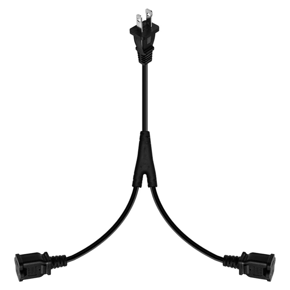 Cable Divisor Nema 1-15P a Doble 1-15R 0.61m Strhowill