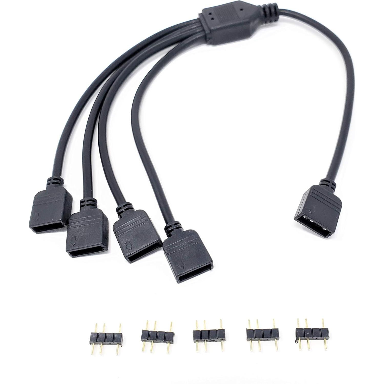 Cable divisor RGB direccionable 3 pines Micro Connectors 50 cm