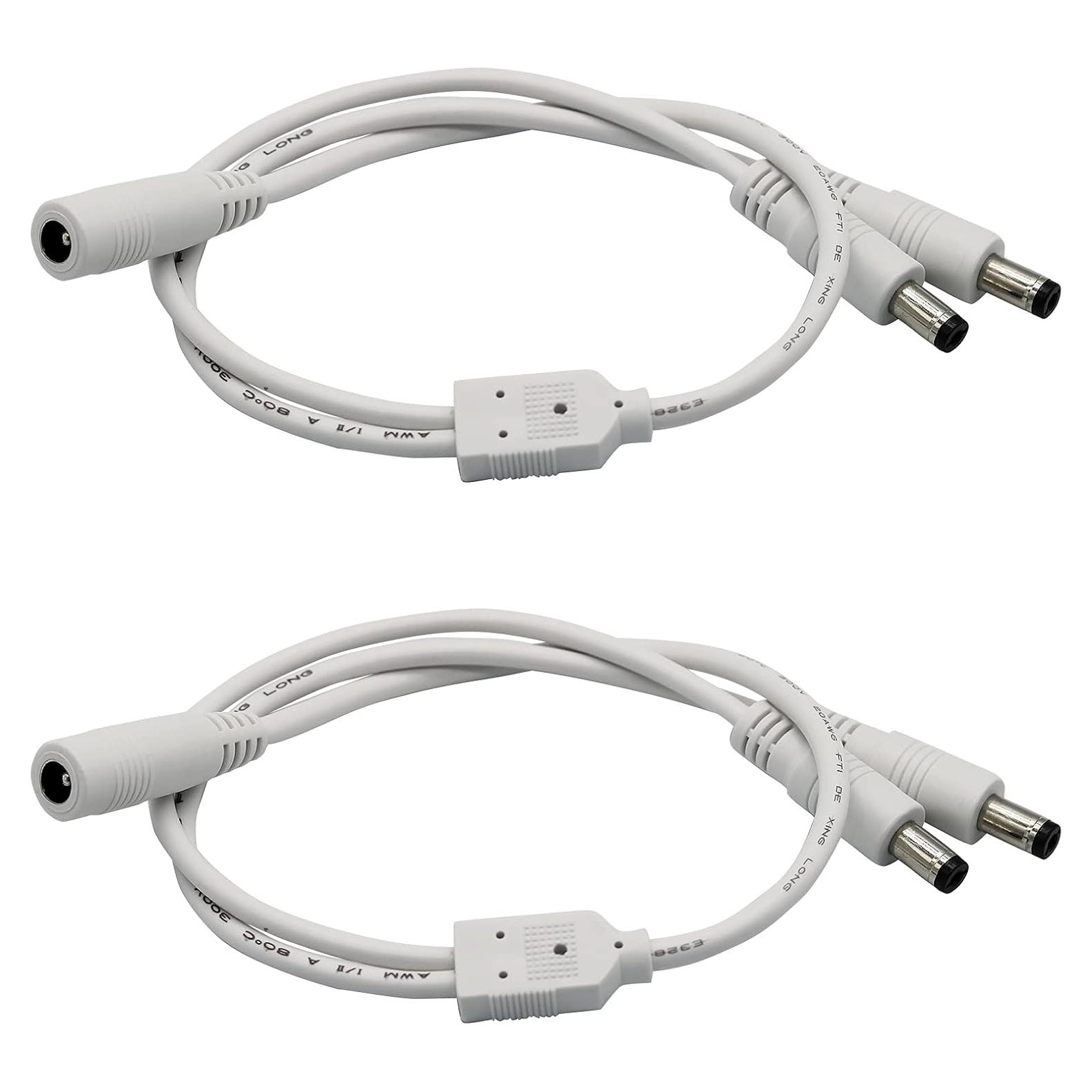 Adaptador DC 1 Hembra a 2 Machos PAUTIX 5.5mm x 2.1mm