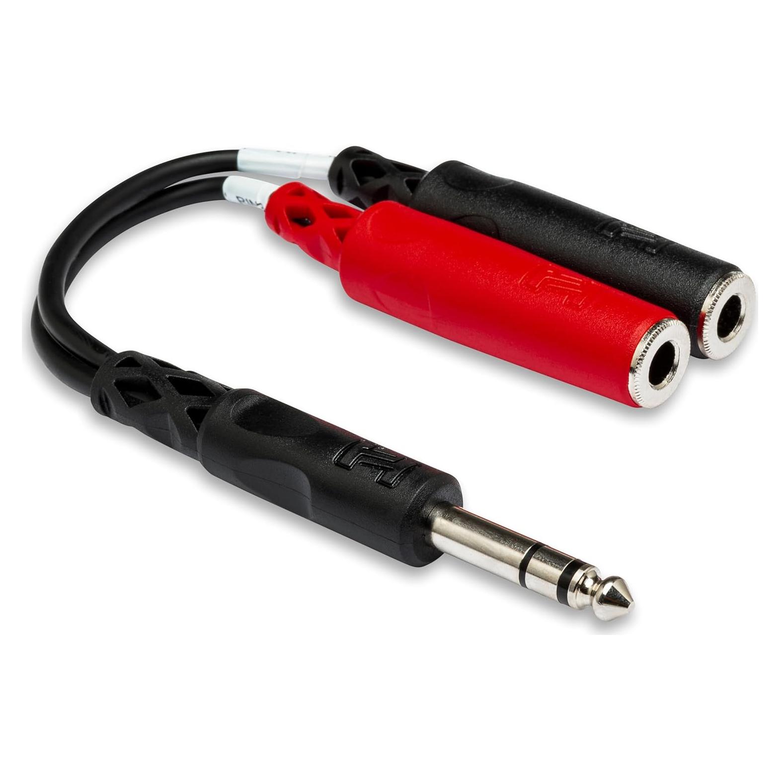 Cable Hosa YPP-117 1/4" TRS a Doble 1/4" TSF 15.24 cm