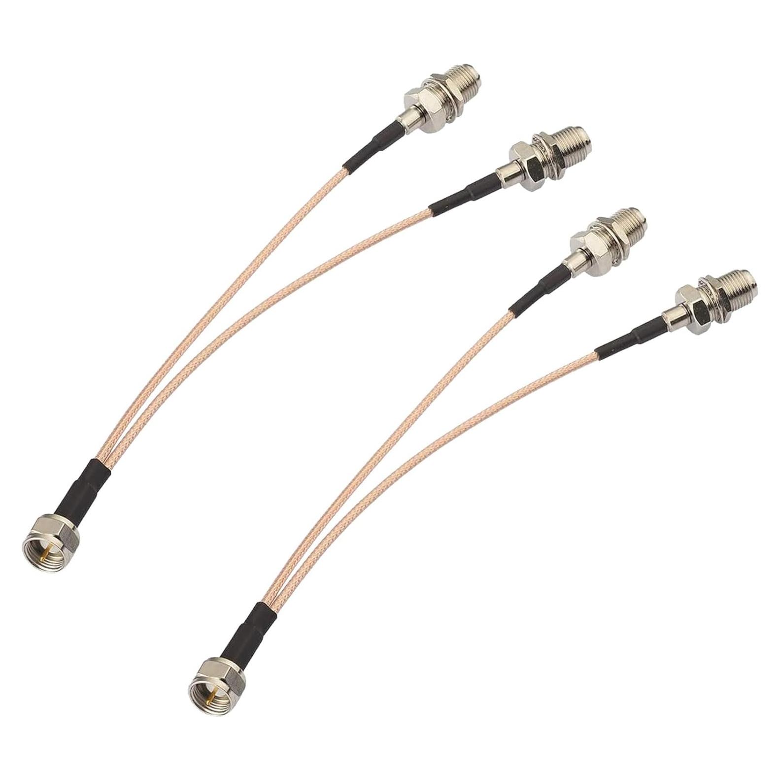 Divisor Coaxial F-Type 75Ohm Superbat 3 Vías 15cm Paquete 2