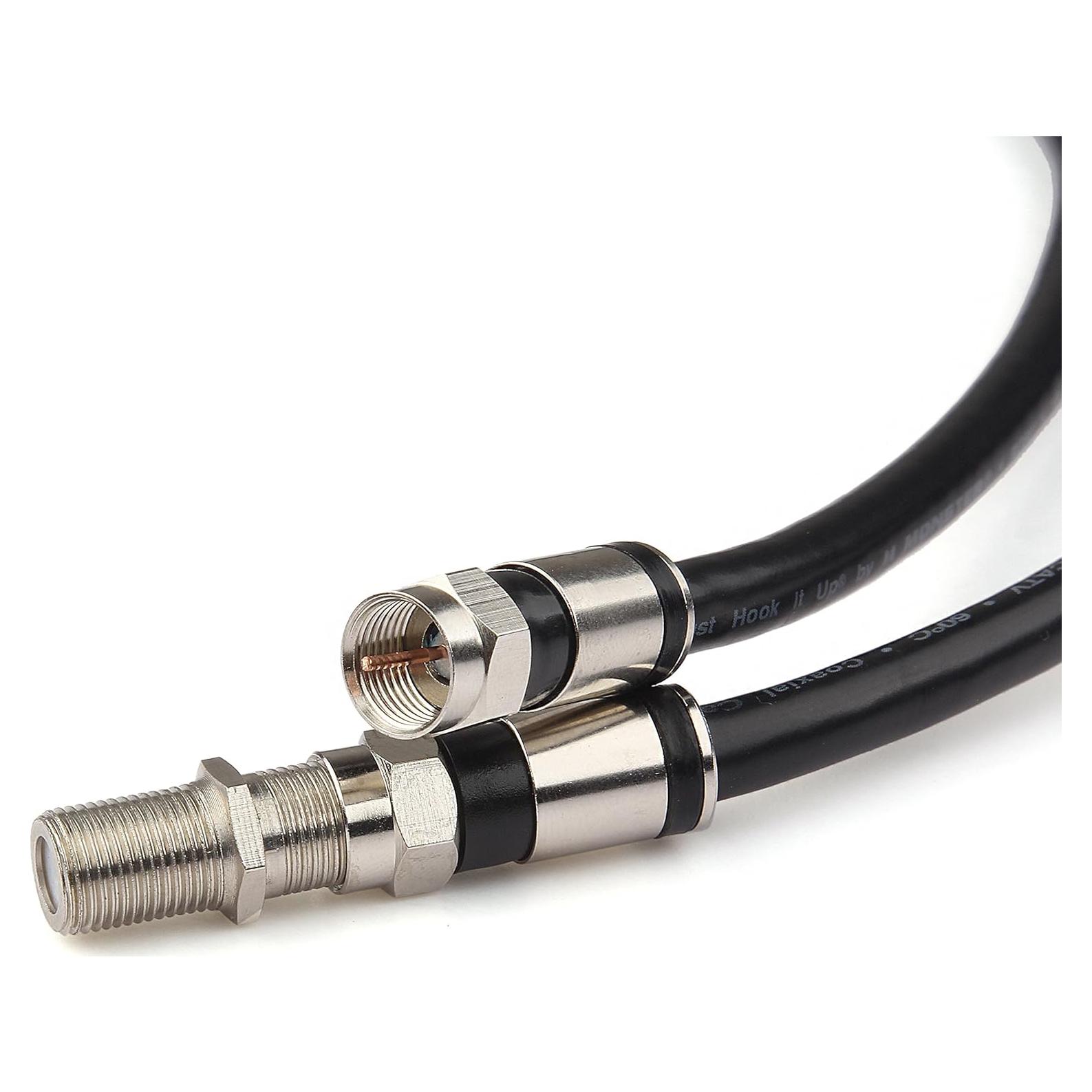 Cable Coaxial GTOTd 1.22m Tipo F Hembra a Hembra 75 Ohm