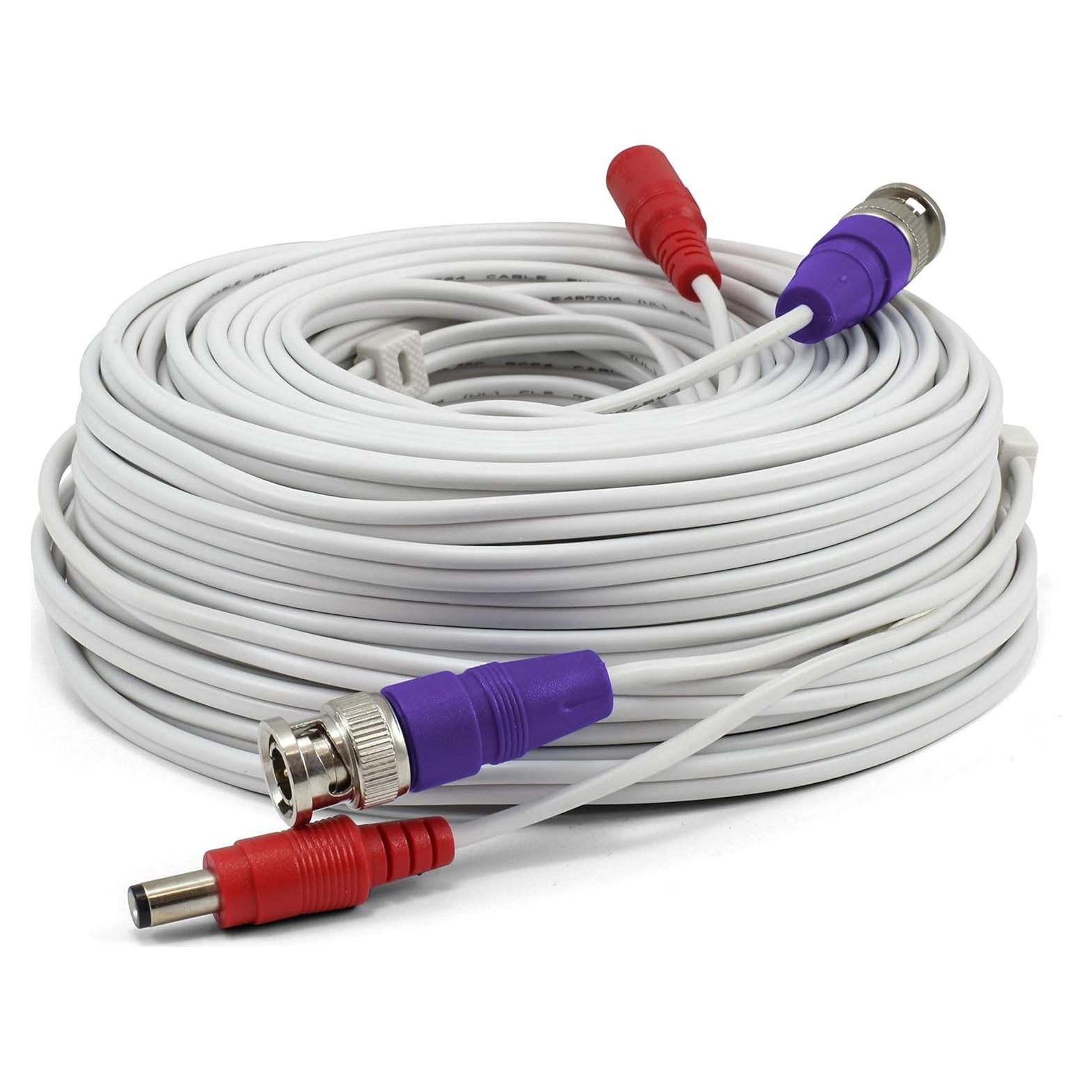 Cable Coaxial BNC Swann 30 m para Cámaras de Seguridad CCTV