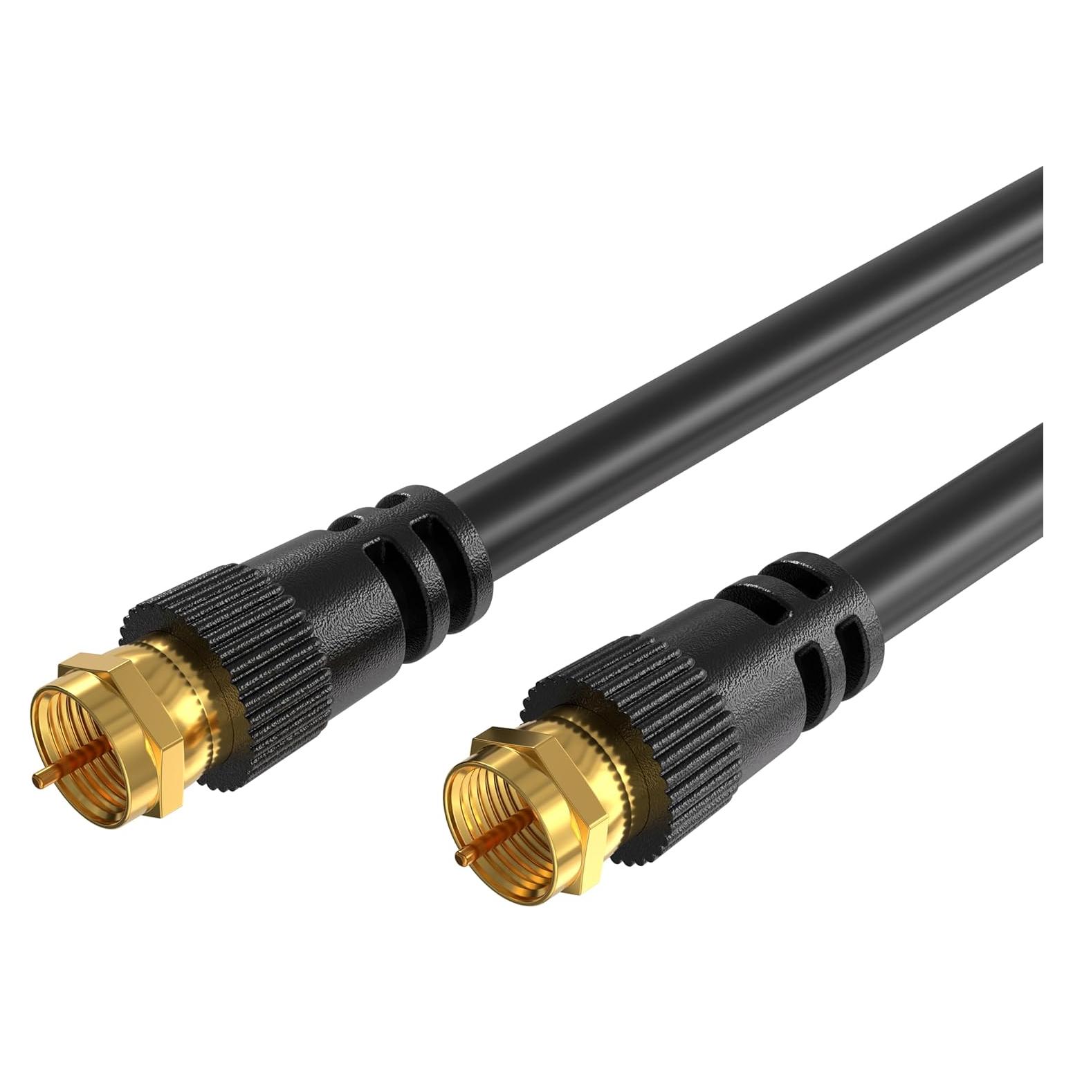 Cable Coaxial RG6 Cables Direct Online 7.62m Doble Blindaje