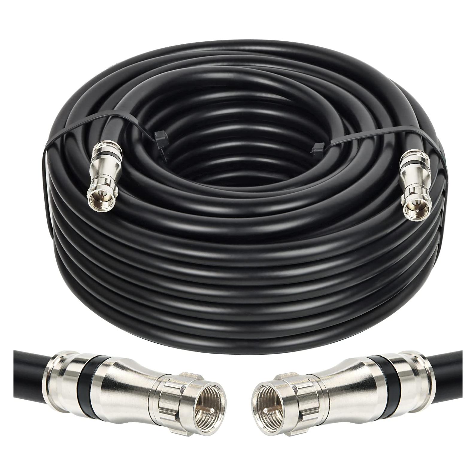 Cable Coaxial RG11 15.24m MOOKEERF 14AWG 75ohm Tipo F
