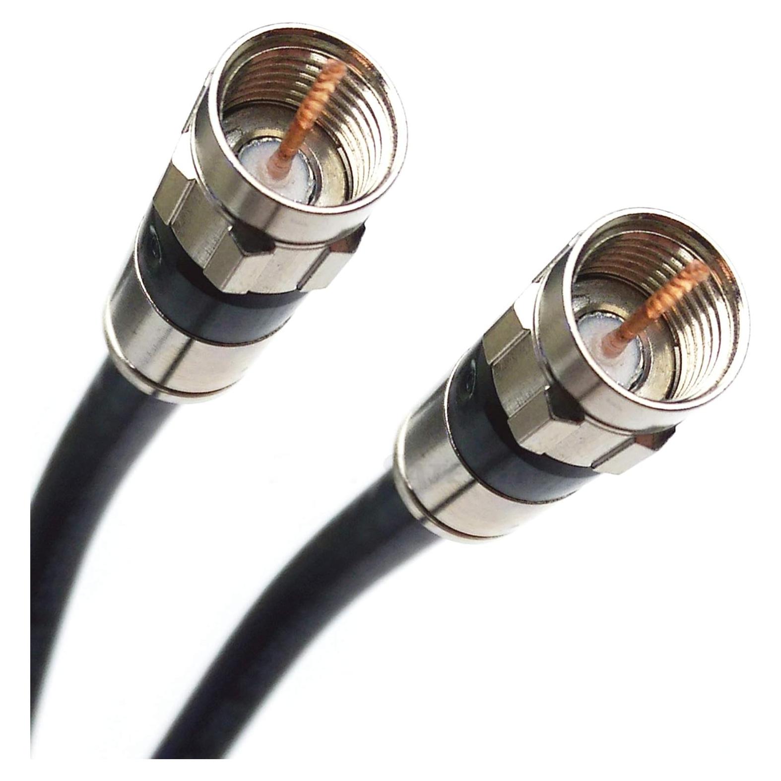 Cable Coaxial RG-6 61m PHAT SATELLITE Triple Blindaje 75 Ohm