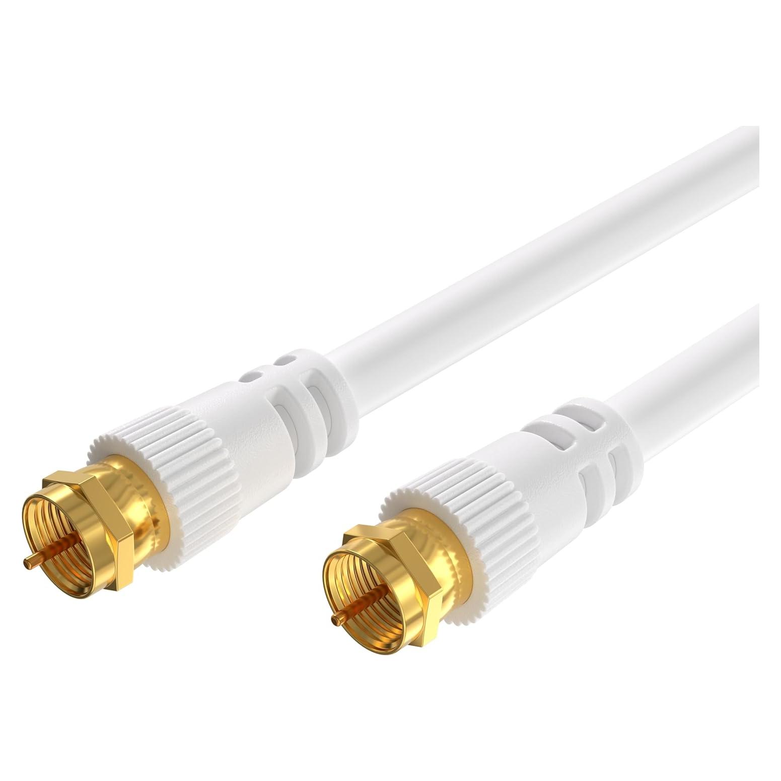 Cable Coaxial RG6 Cables Direct Online 1.83M Doble Blindaje