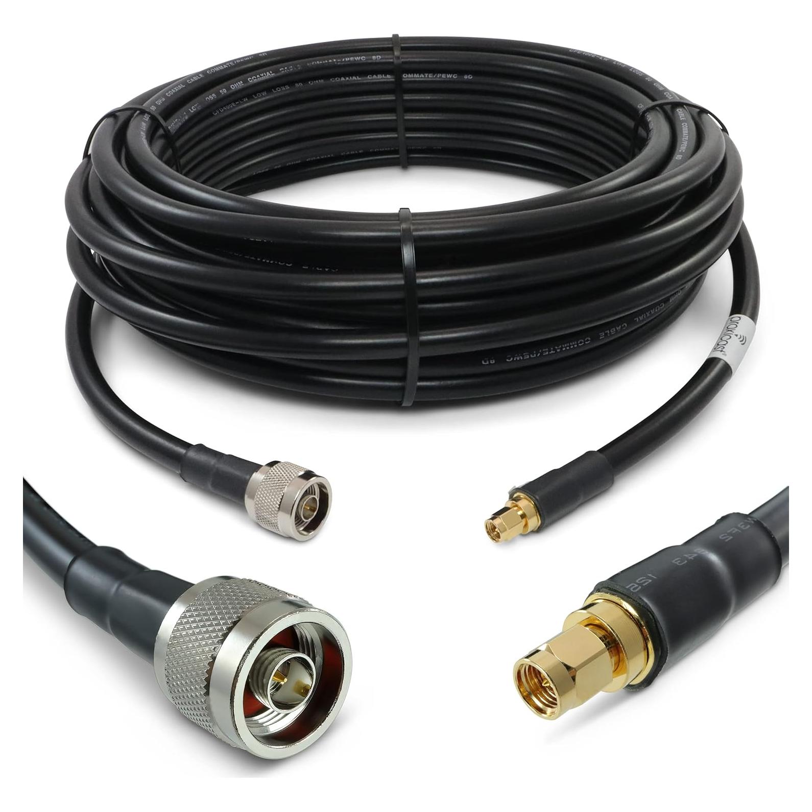 Cable Coaxial Proxicast 15.24 m SMA Macho a N Macho 50 Ohm