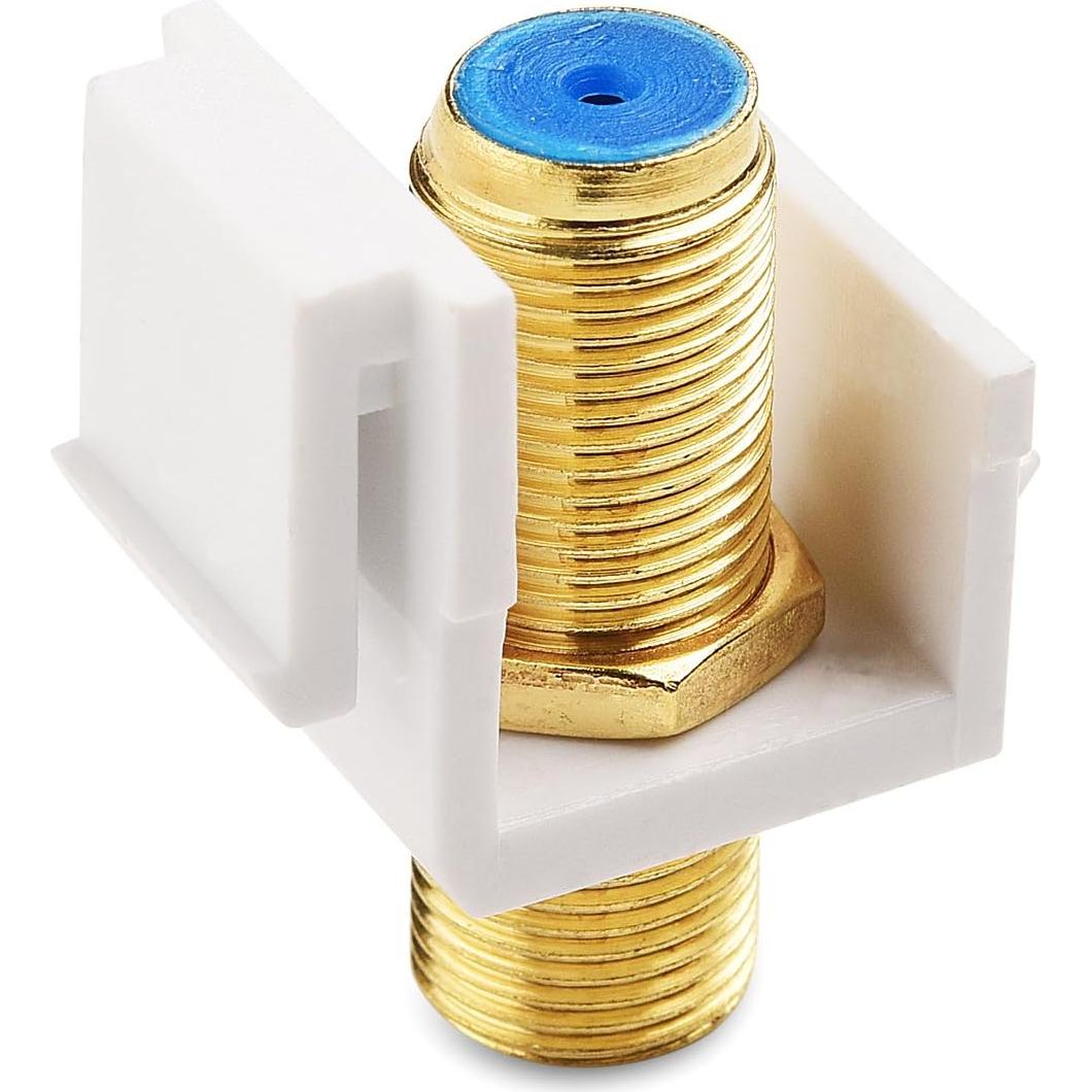 Cable Keystone RG6 Hembra a Hembra - Paquete de 5 Cable Coaxial