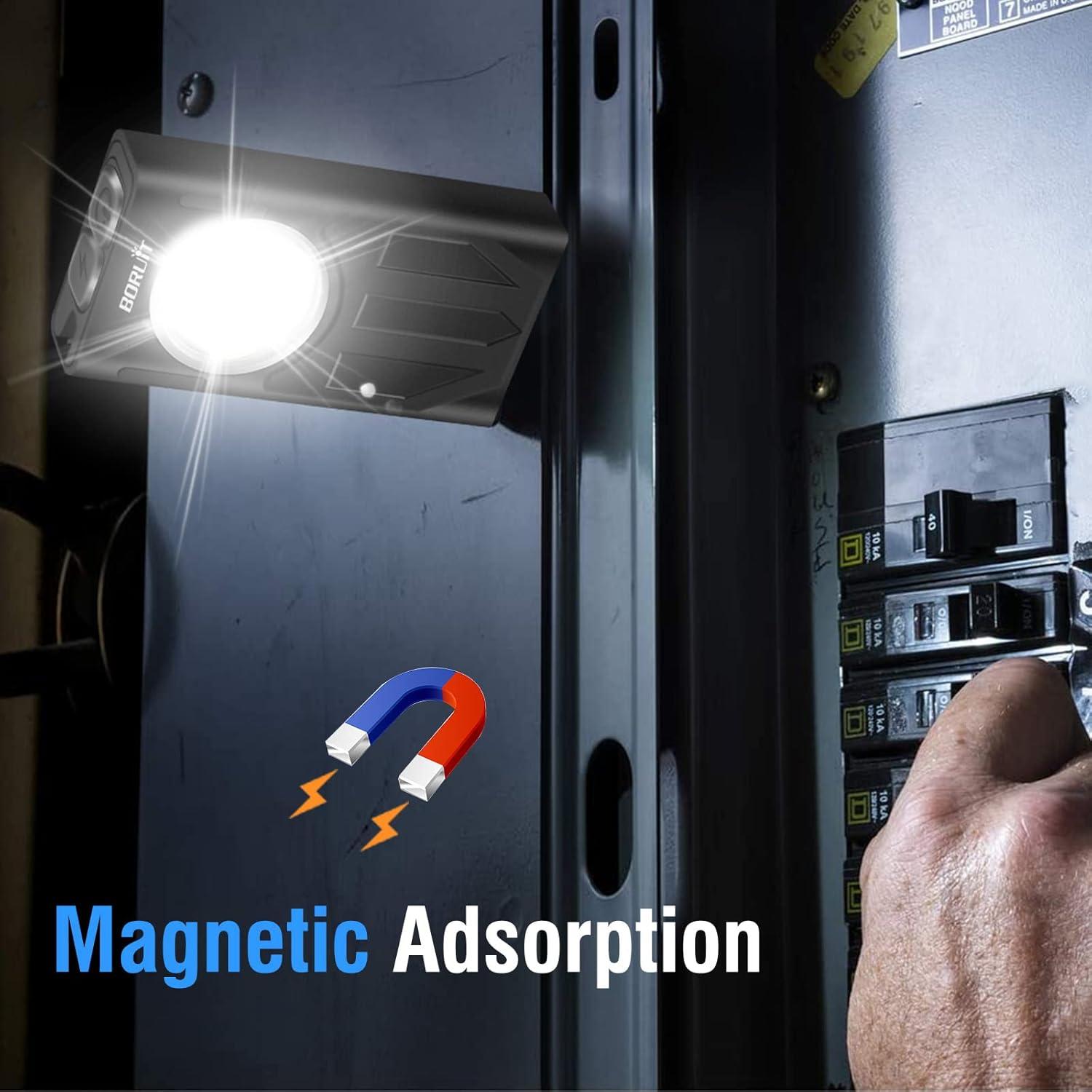 Linterna LED Mini BORUIT V7 1100 Lúmenes Recargable USB-C