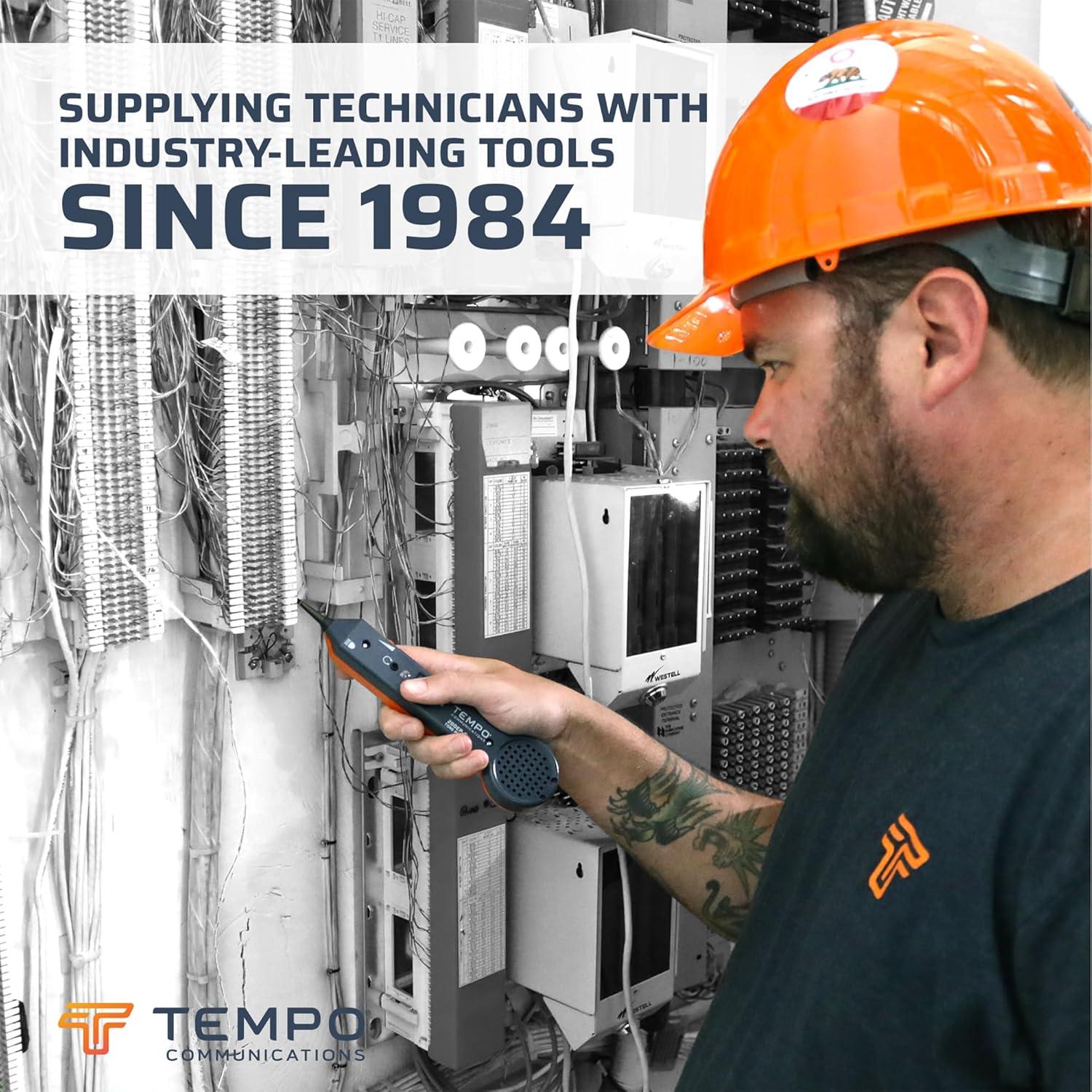 Probador de Cable de Red TEMPO 468 - Verifica Cortos y Abiertos