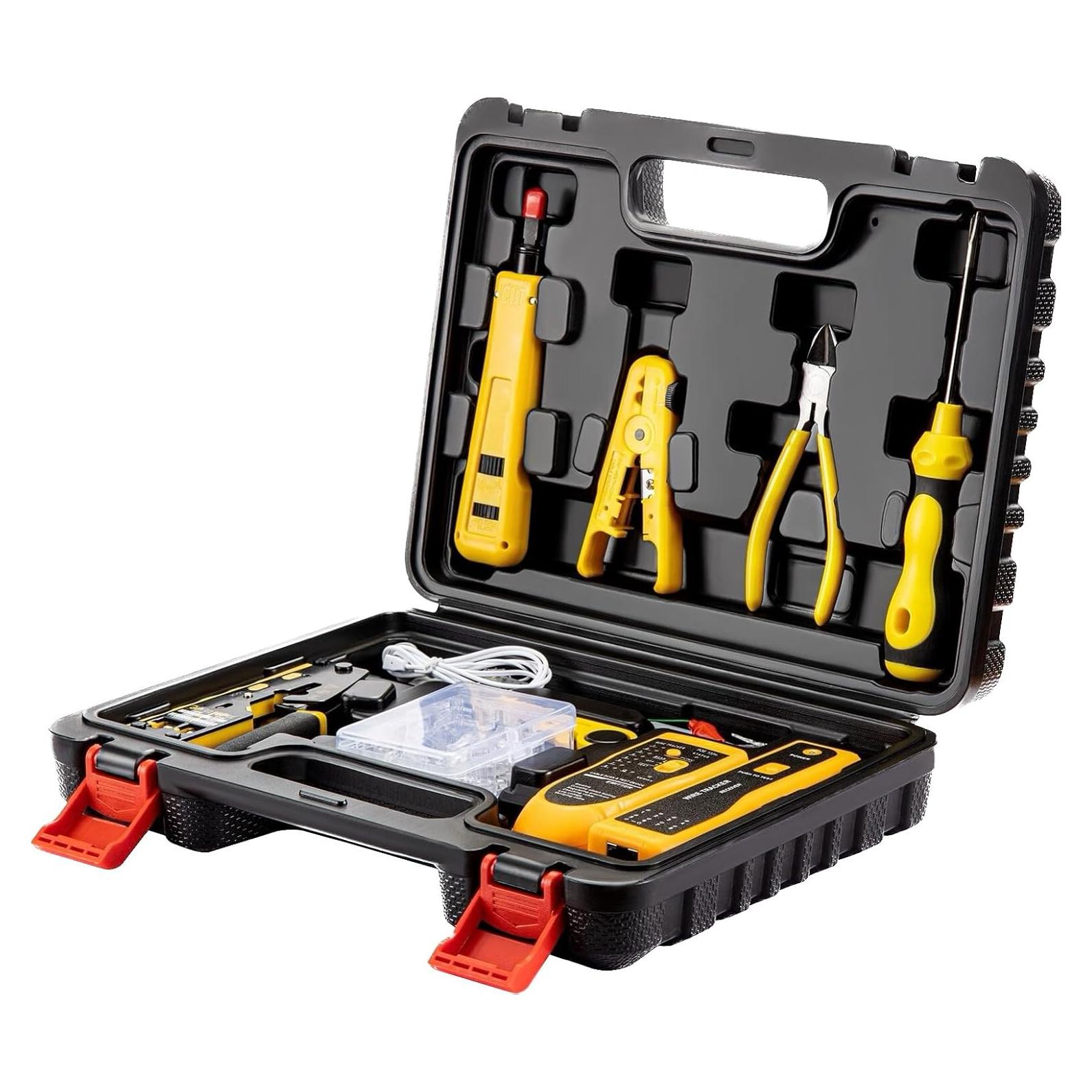 Kit de Herramientas de Crimpado RJ45 Dasxskj Cat6 Cat5e