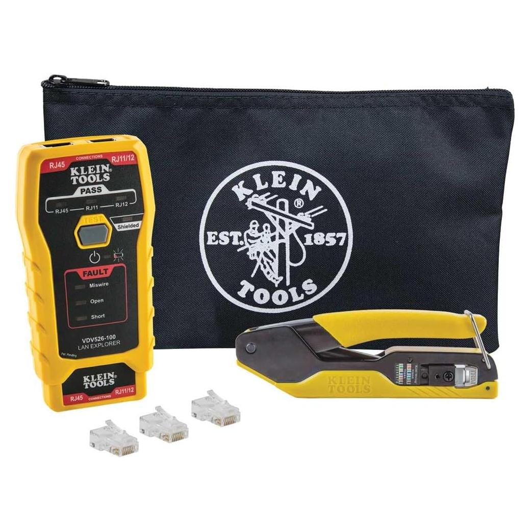 Kit de Probador de Cable Ethernet RJ45 Klein Tools VDV026-813