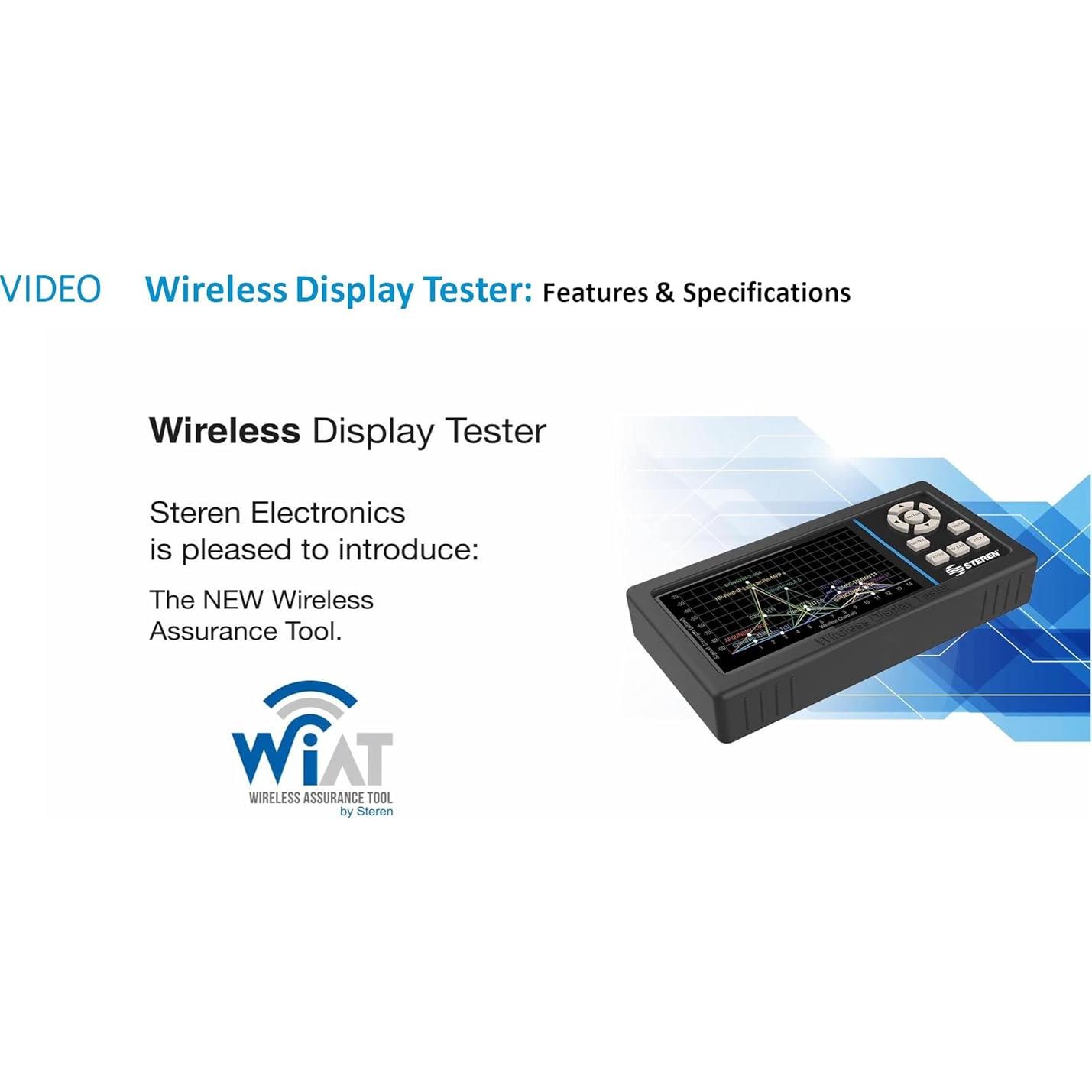 Probador Inalámbrico de Pantalla STEREN WT-500 2.4GHz y 5GHz