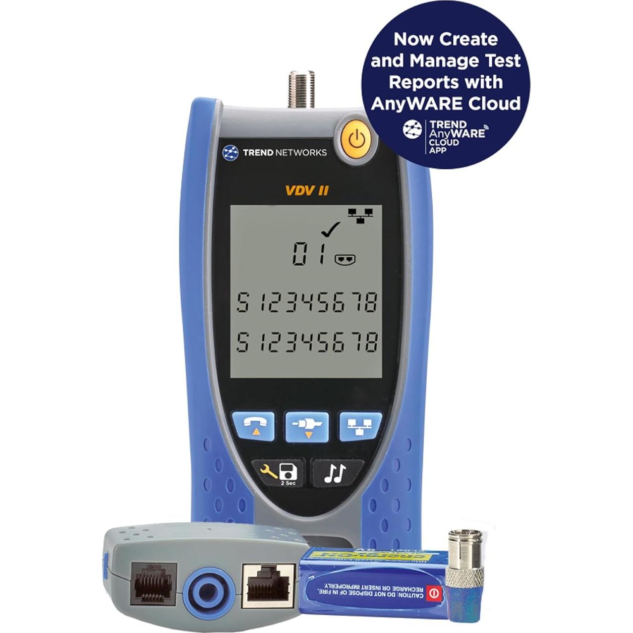 Verificador de Cables TREND Networks VDV II Básico - 13x6x34cm