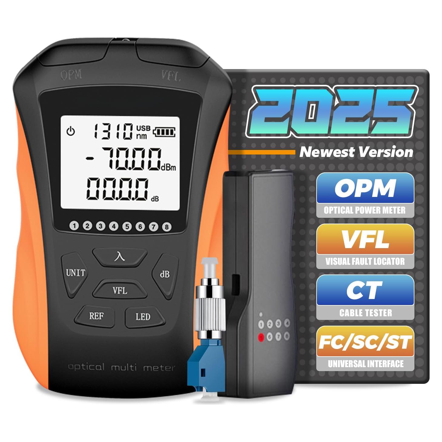 Medidor de Potencia Óptica YGGYM Y8 con Localizador de Fallas