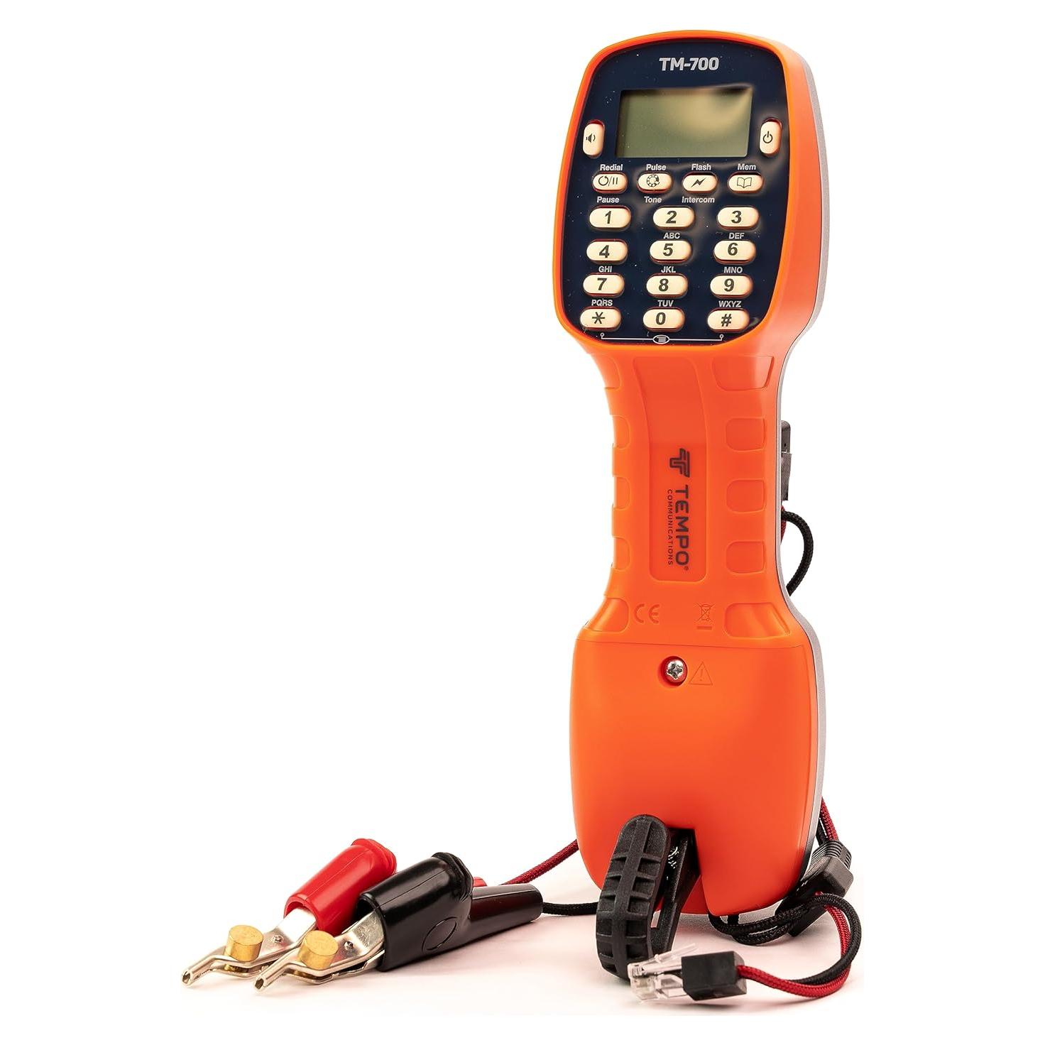 Conjunto de Prueba de Teléfono Tempo TM-700 con Pantalla LCD