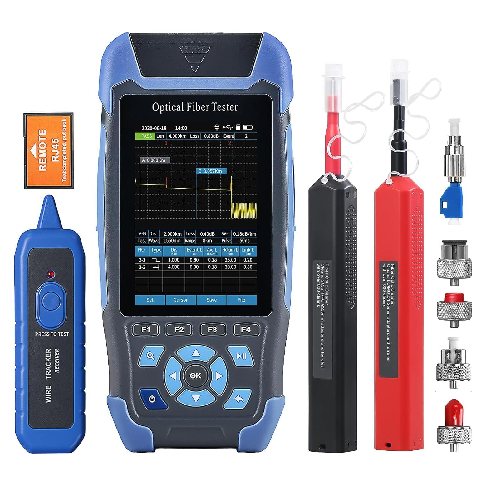 Probador OTDR A-900D Sumchan con OPM VFL OLS 60km