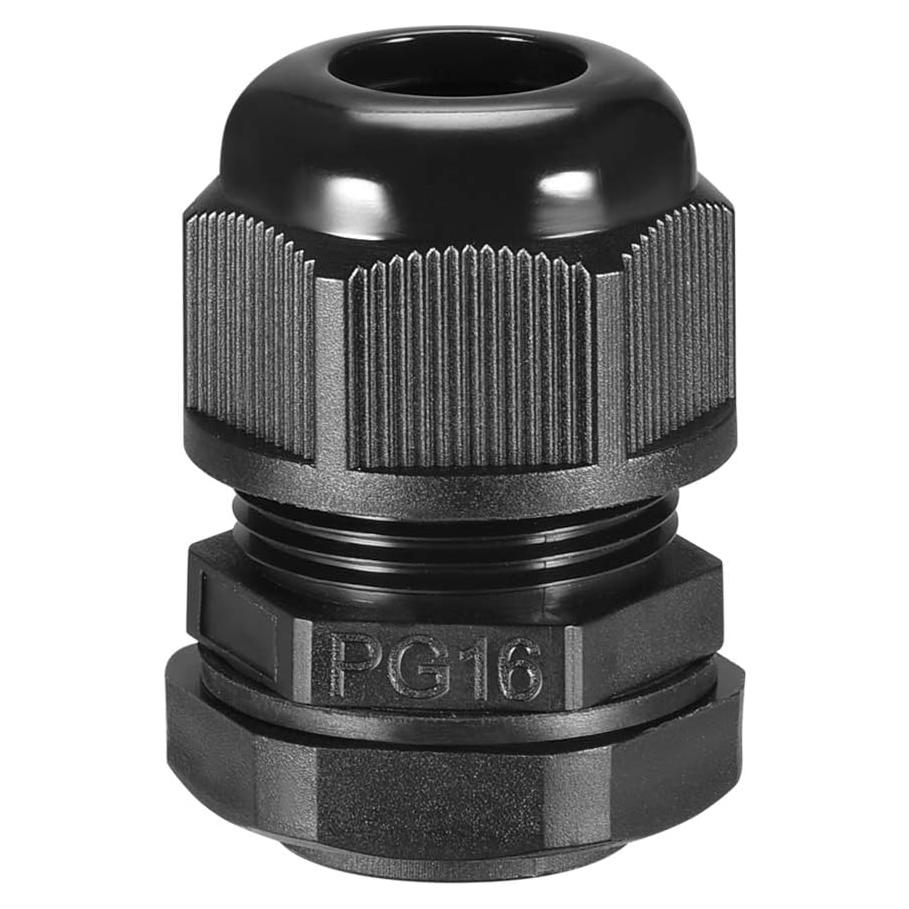 Conector PG16 uxcell 2 Agujeros Impermeable IP68 Nylon 4.3-6.1mm